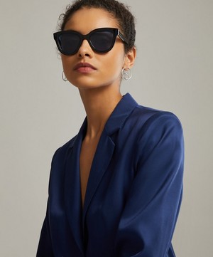 Victoria Beckham - Denim Round Acetate Sunglasses image number 1