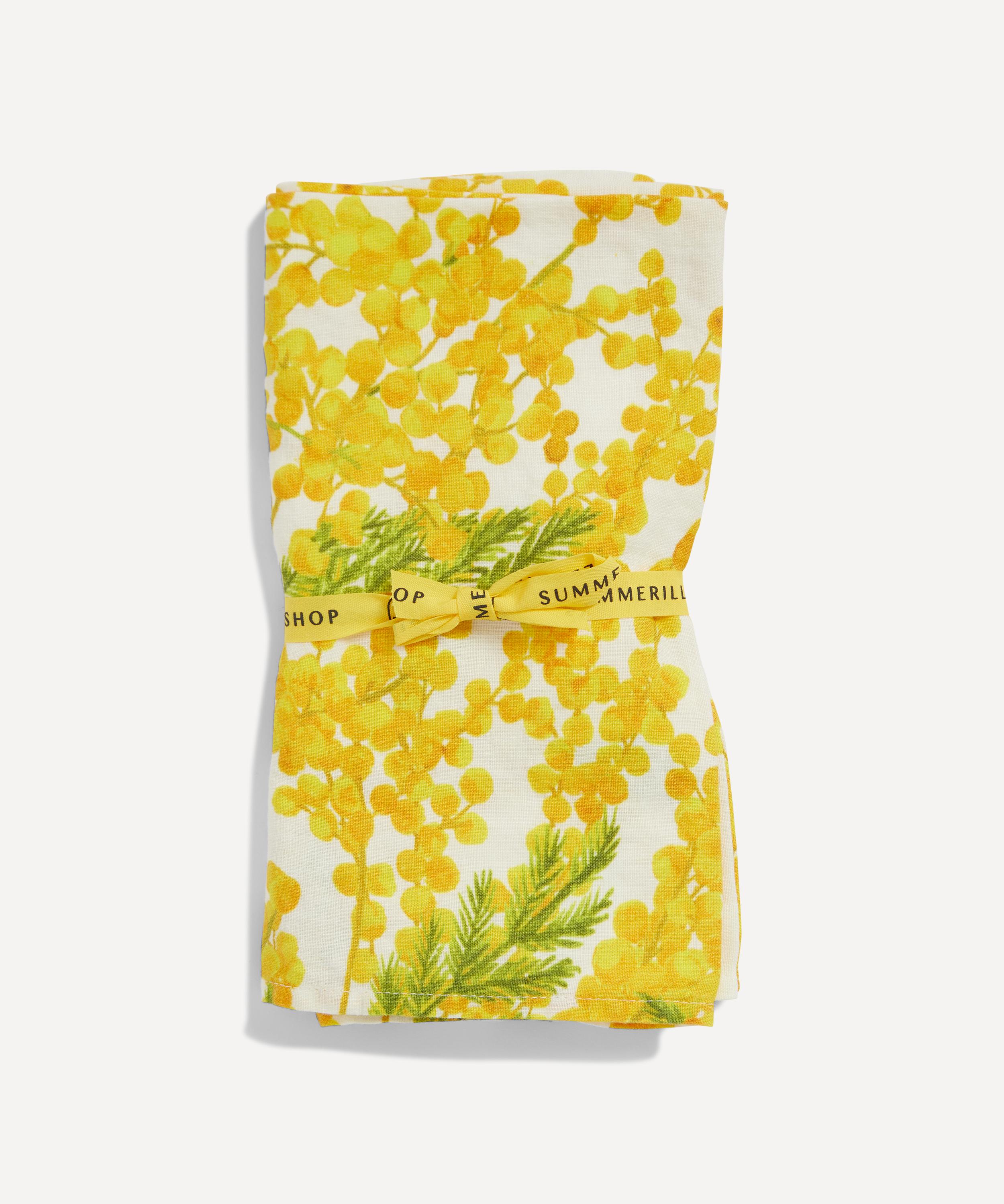 Summerill & Bishop - Mimosa 50x50cm Linen Napkins Set of Two image number 4