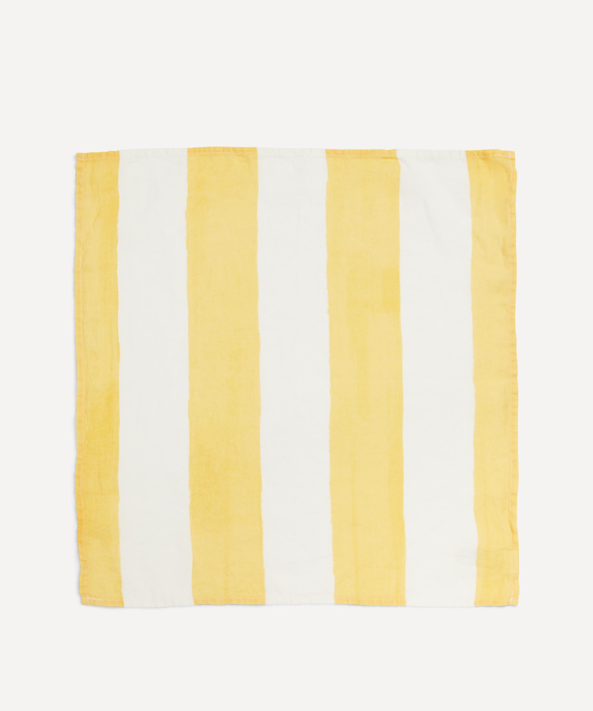 Yellow Lemon l Set of 4 Organic Cloth Napkins