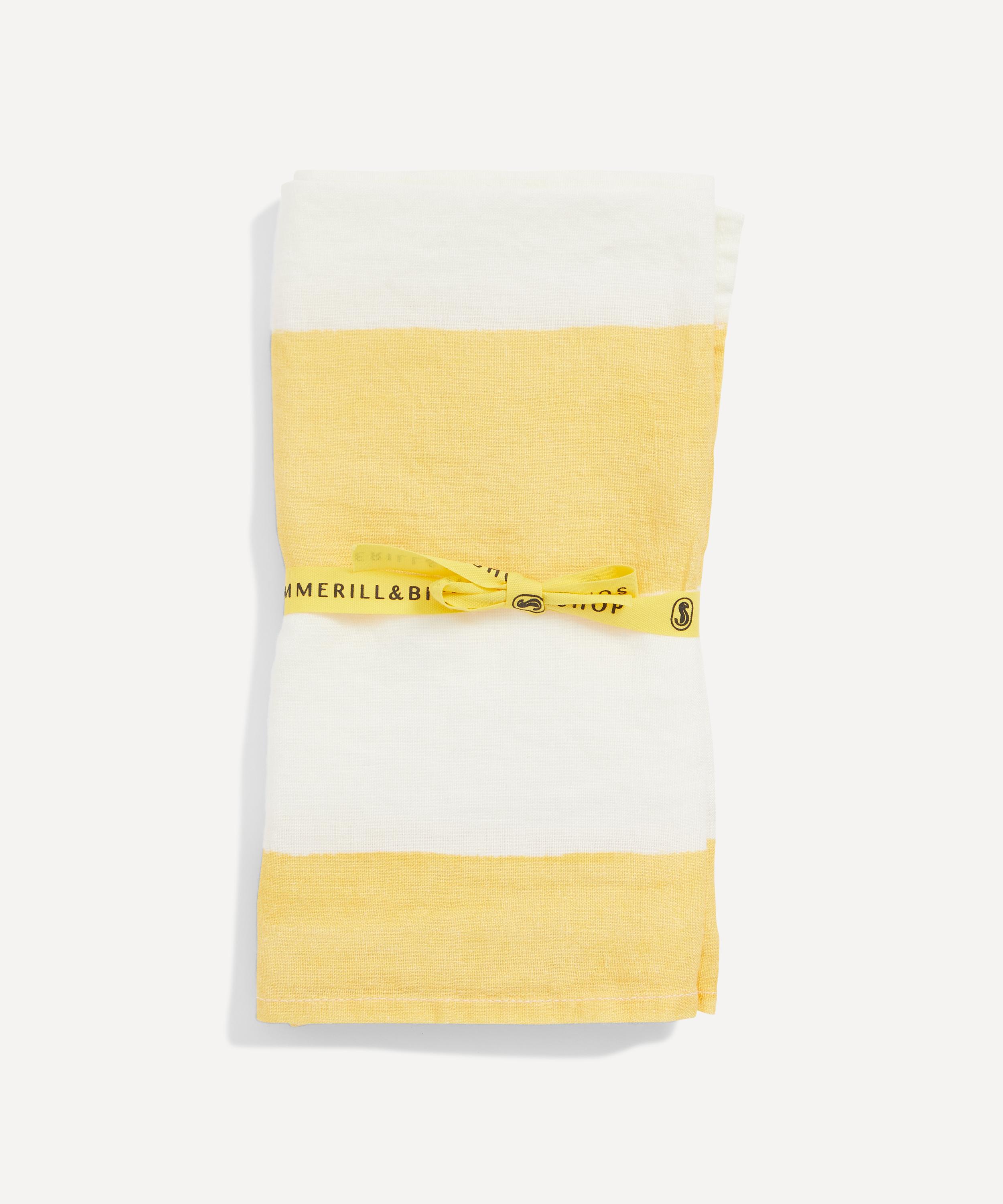 Lemon yellow linen napkins set / Cloth napkins / Custom dinn - Inspire  Uplift