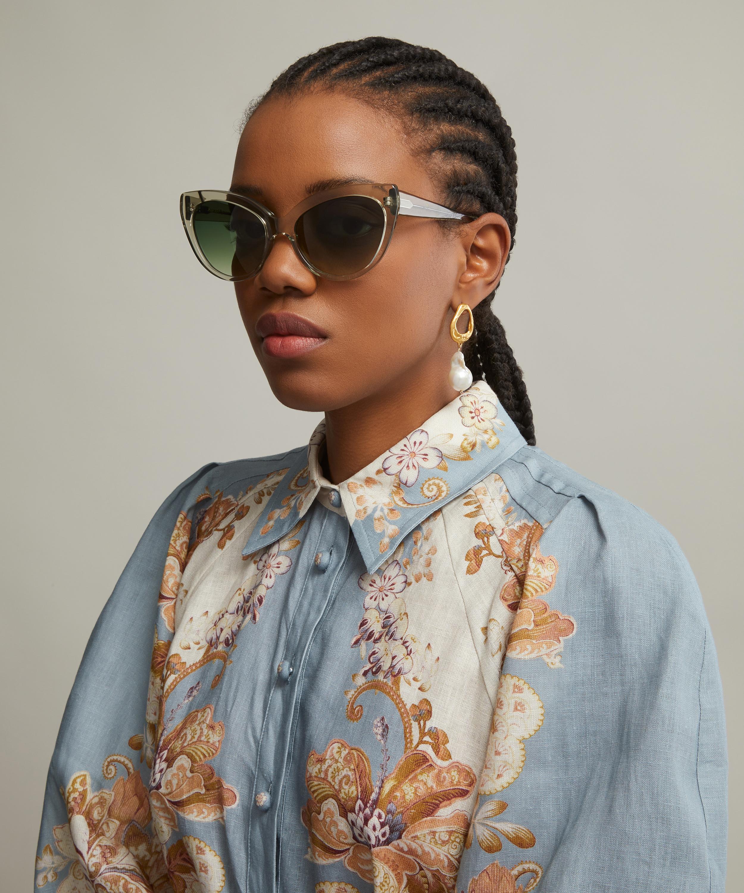 Cimmino Lab - Materita Cat-Eye Acetate Sunglasses image number 1