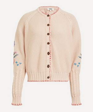 YMC - Lotus Hand-Knitted Cotton Cardigan image number 0