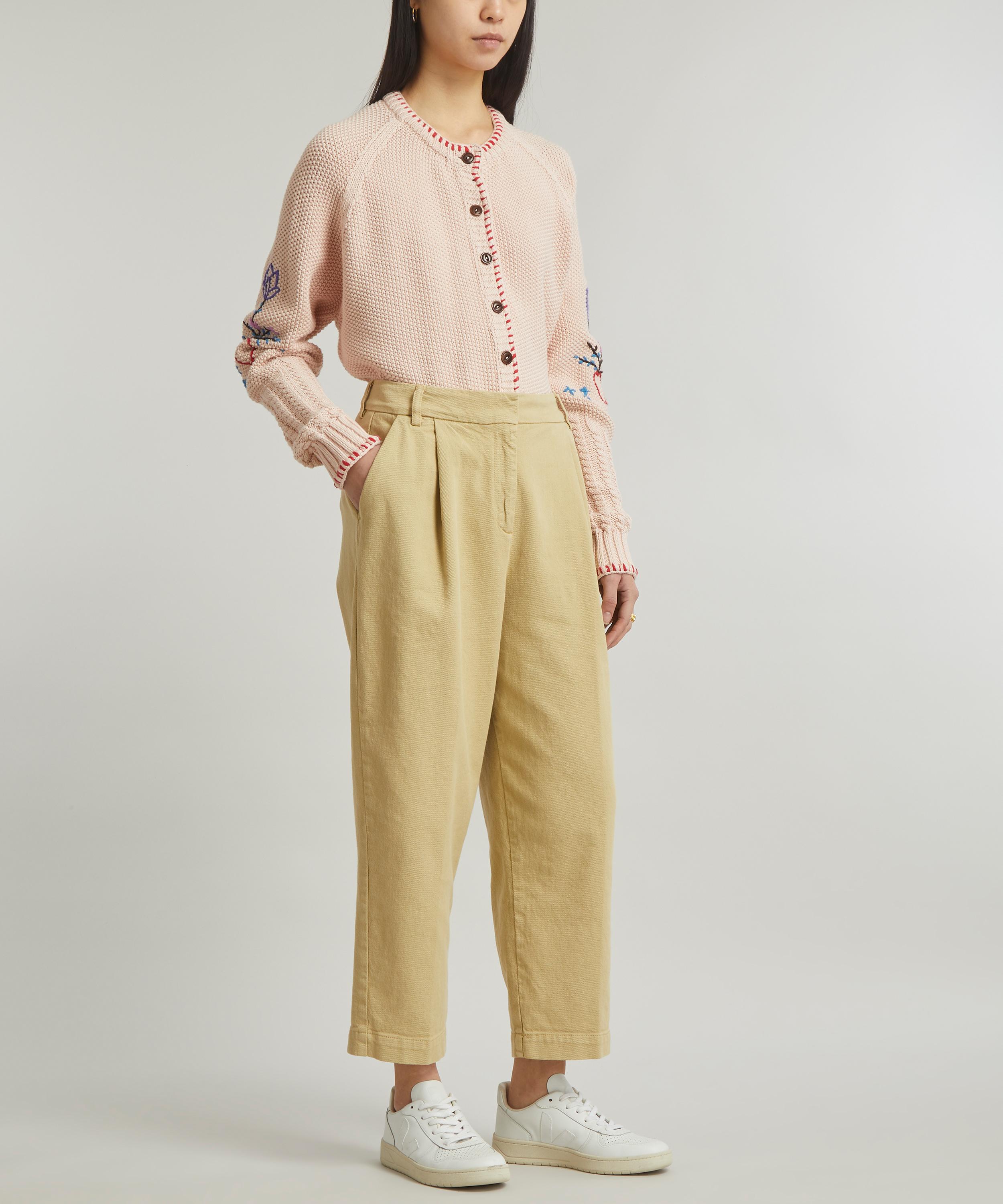 YMC - Lotus Hand-Knitted Cotton Cardigan image number 1