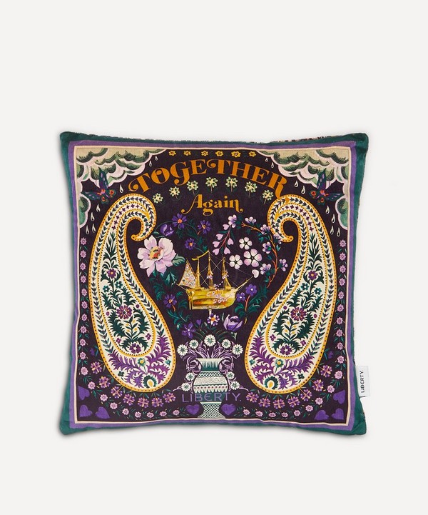 Liberty - Together Again Square Velvet Cushion image number null