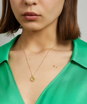 Cece Jewellery - 18ct Gold Star Sign Sagittarius Pendant Necklace image number 0