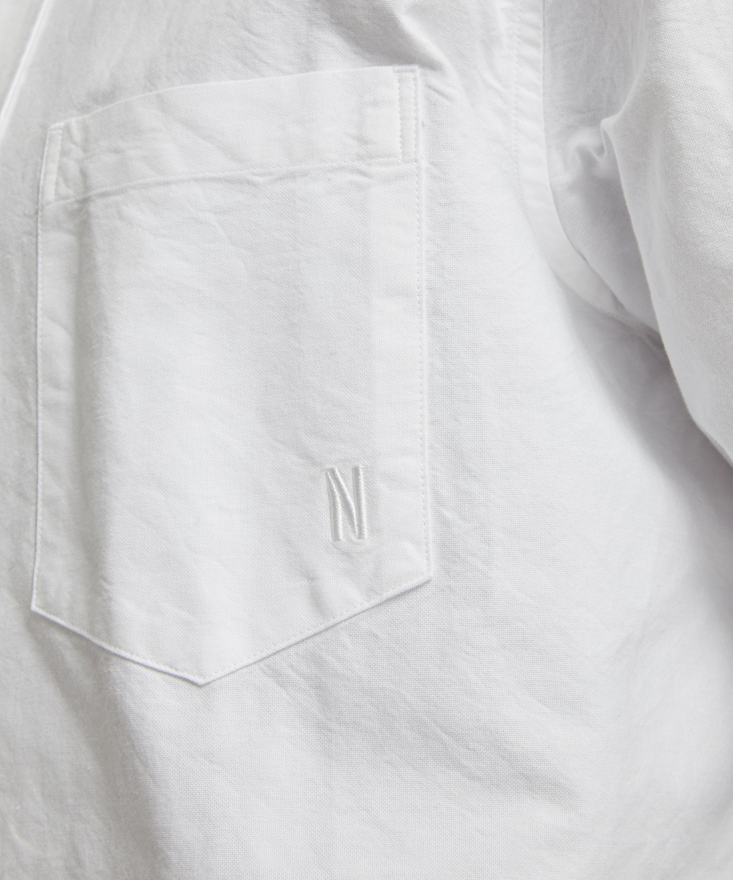 Norse Projects - Algot Oxford Monogram Shirt image number 4