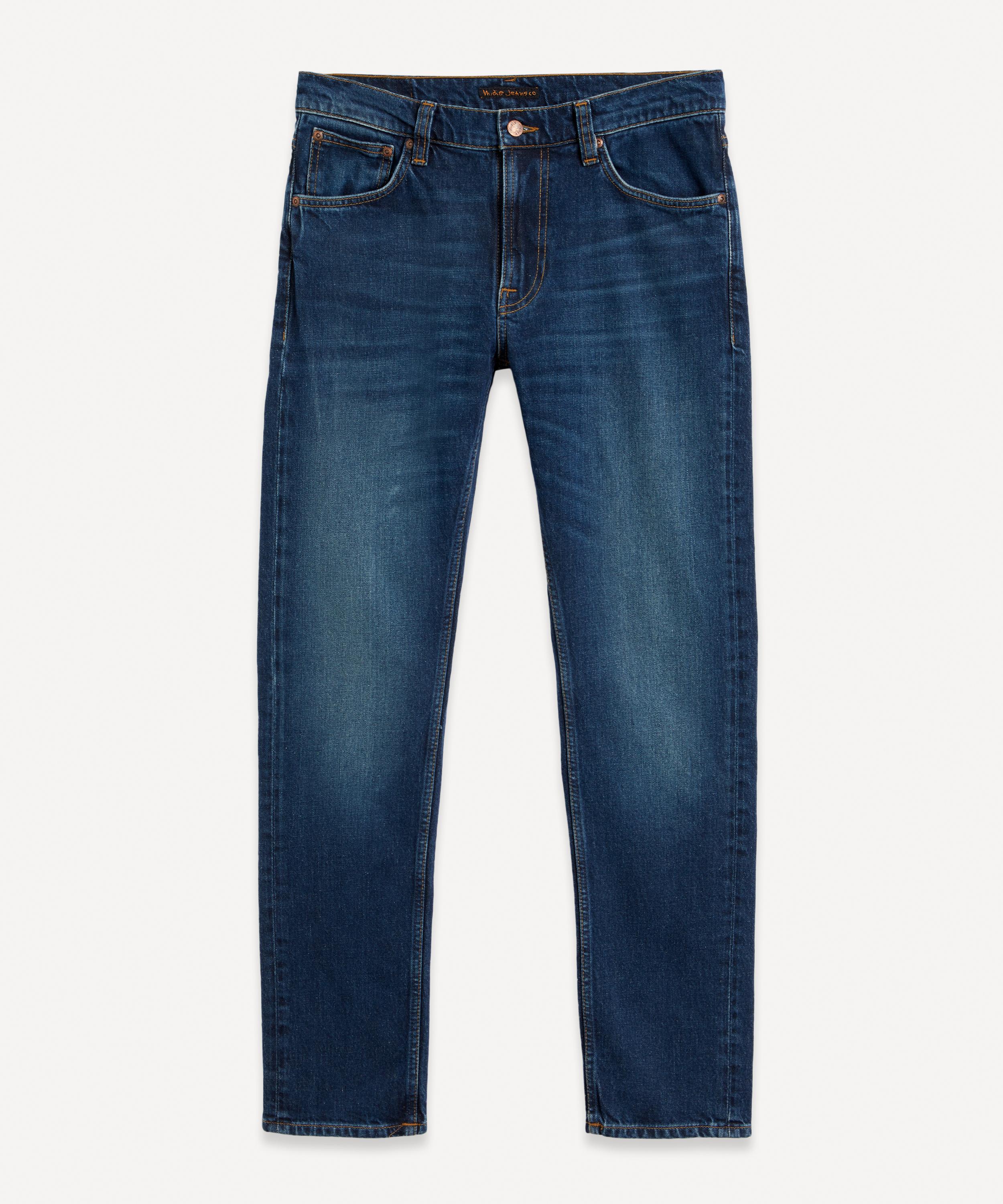 Nudie Jeans - Lean Dean Deep Ocean Slim-Fit Jeans image number 0