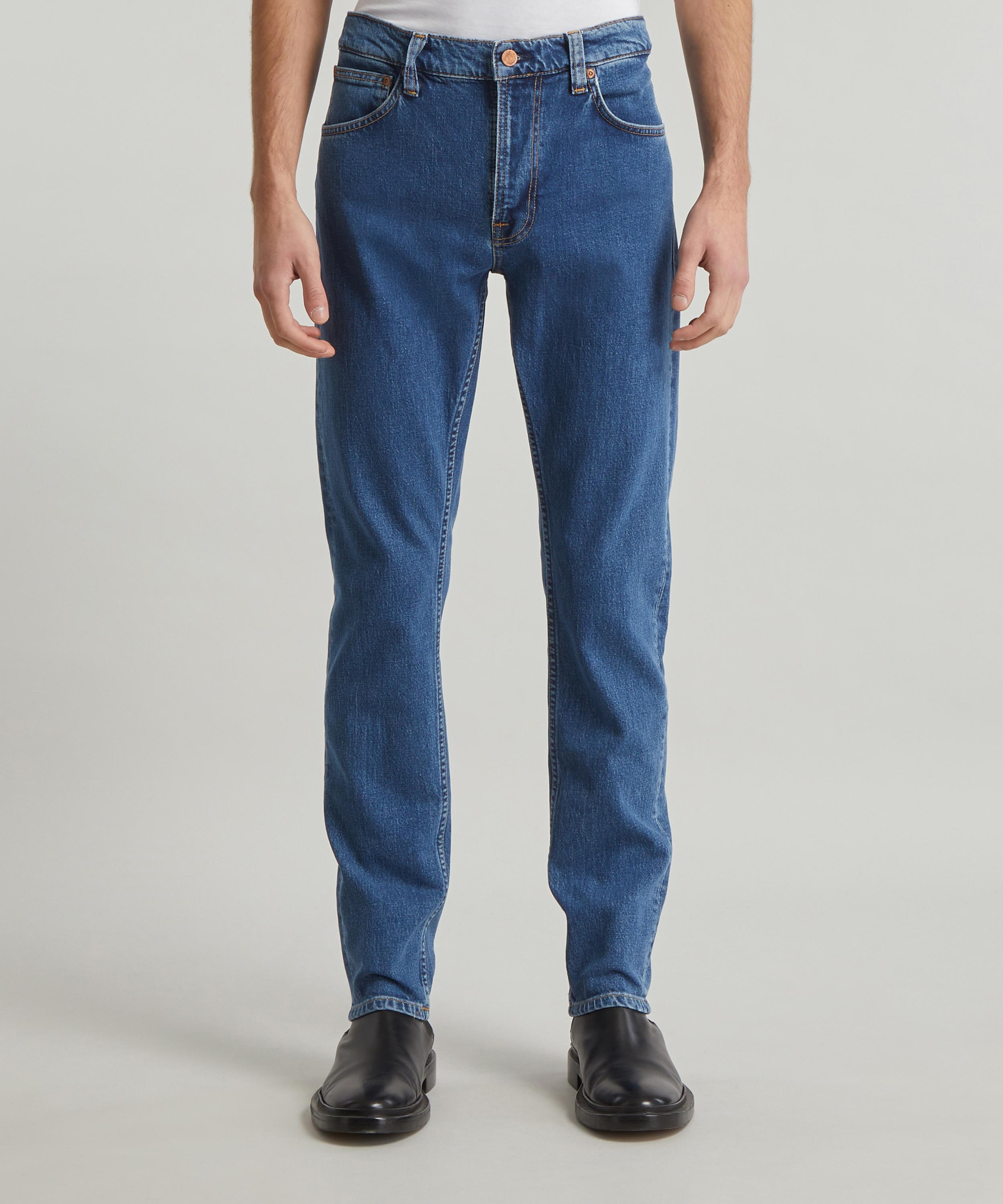 Nudie Jeans -  Lean Dean Slim-Fit Plain Stone Jeans image number 2