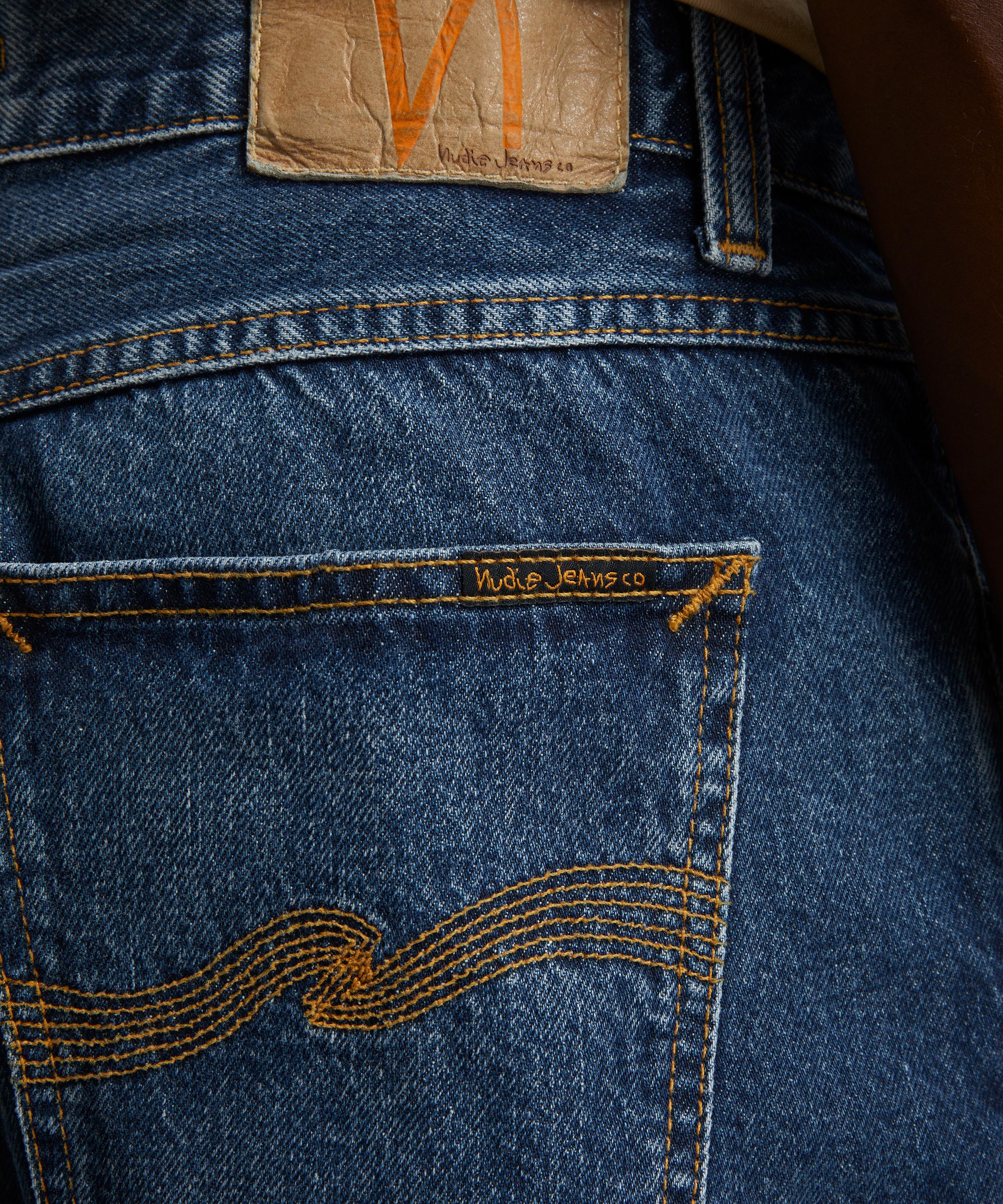 Nudie Jeans - Steady Eddie II Blue Slate Jeans image number 4