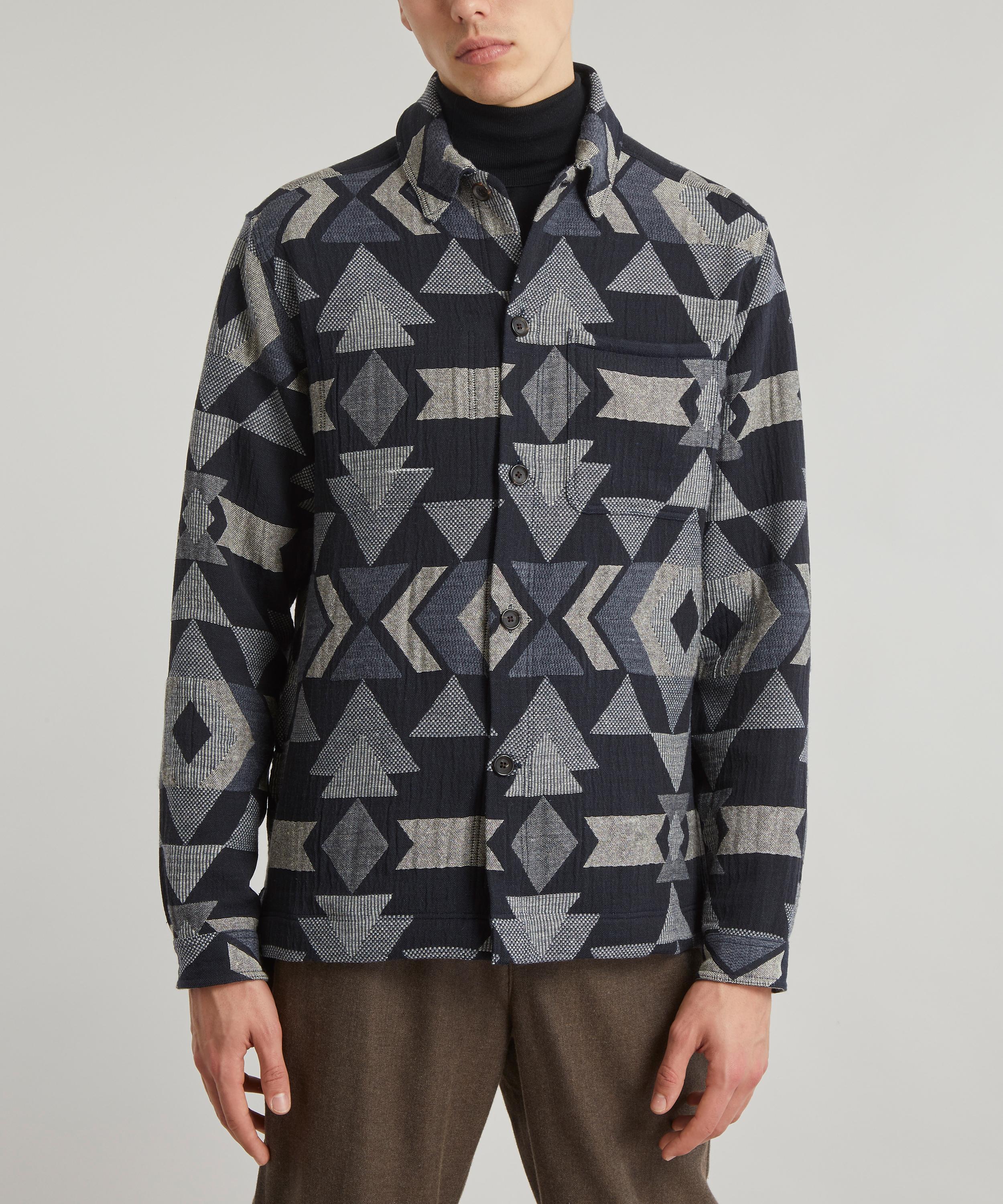 Oliver Spencer - Avery Montreal Blue Overshirt image number 2