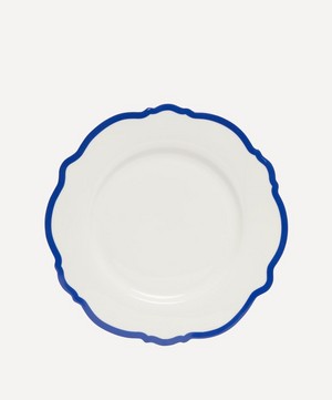 In The Roundhouse - Navy Wave Dinner Plate Set of Four image number 0