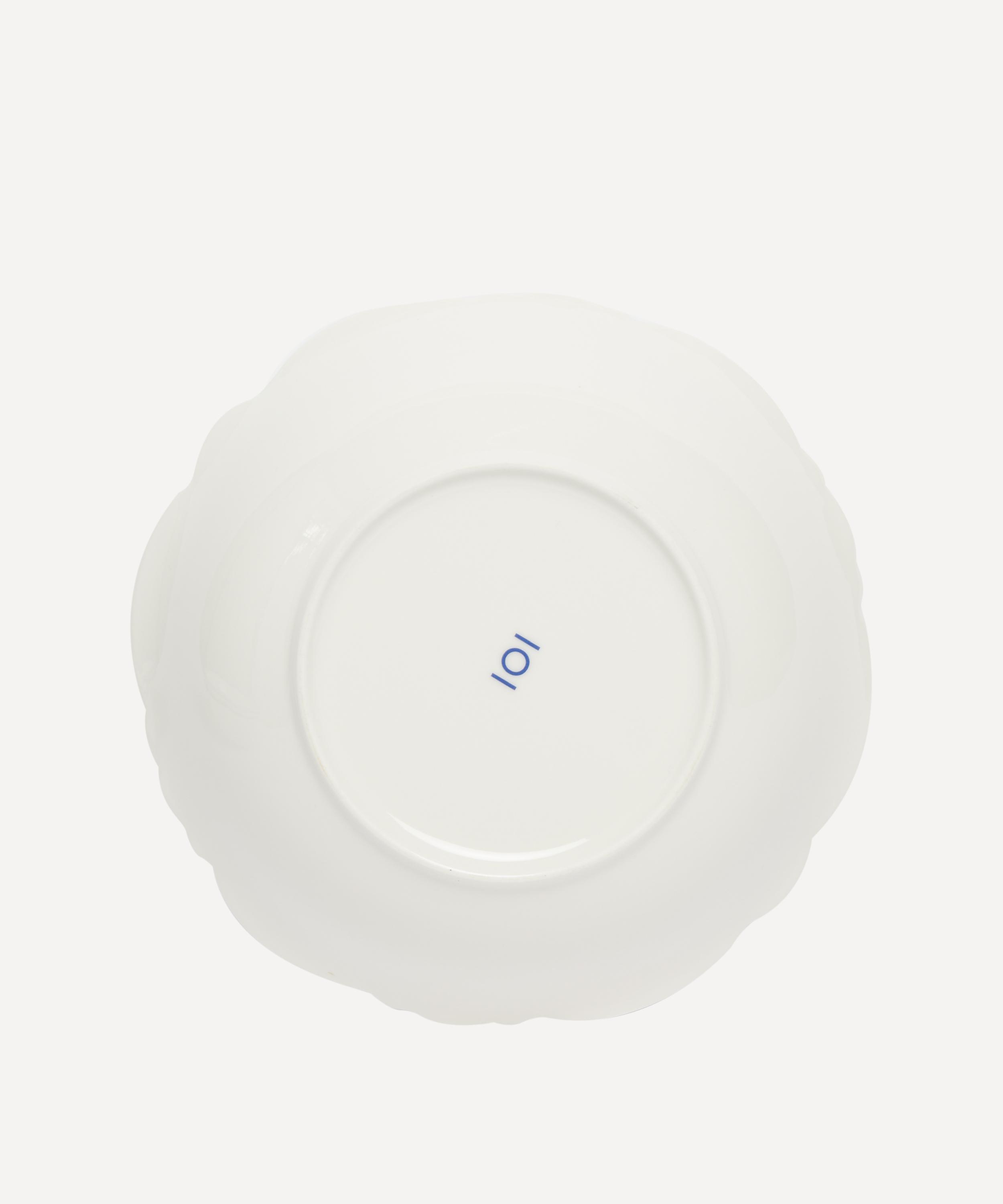 In The Roundhouse - Navy Wave Dinner Plate Set of Four image number 2