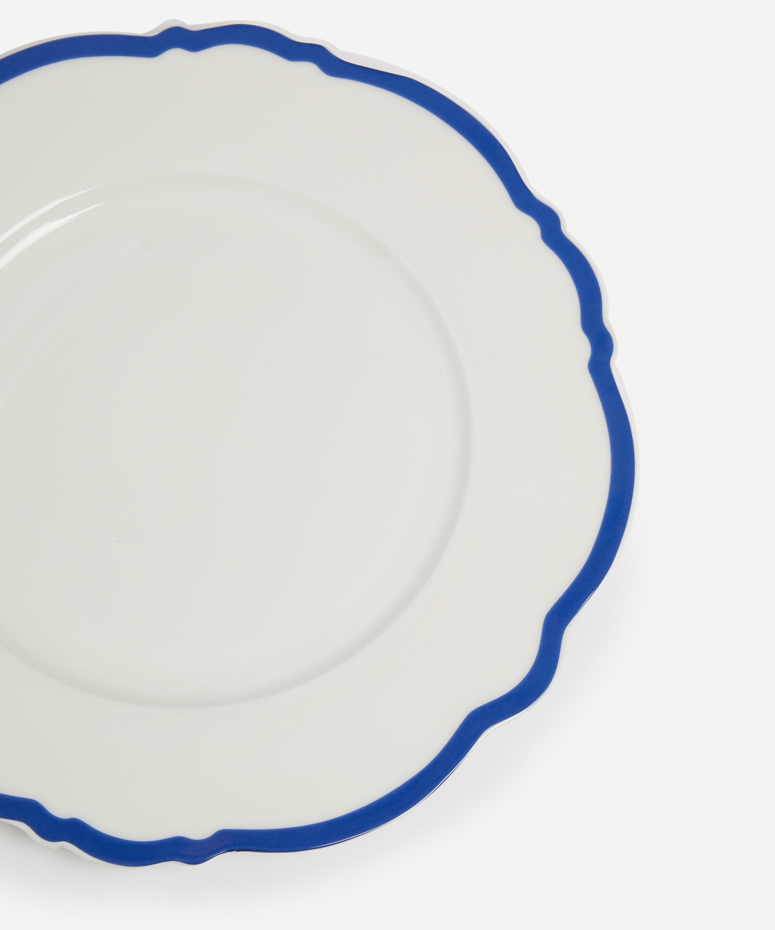 In The Roundhouse - Navy Wave Side Plate Set of Four image number 3