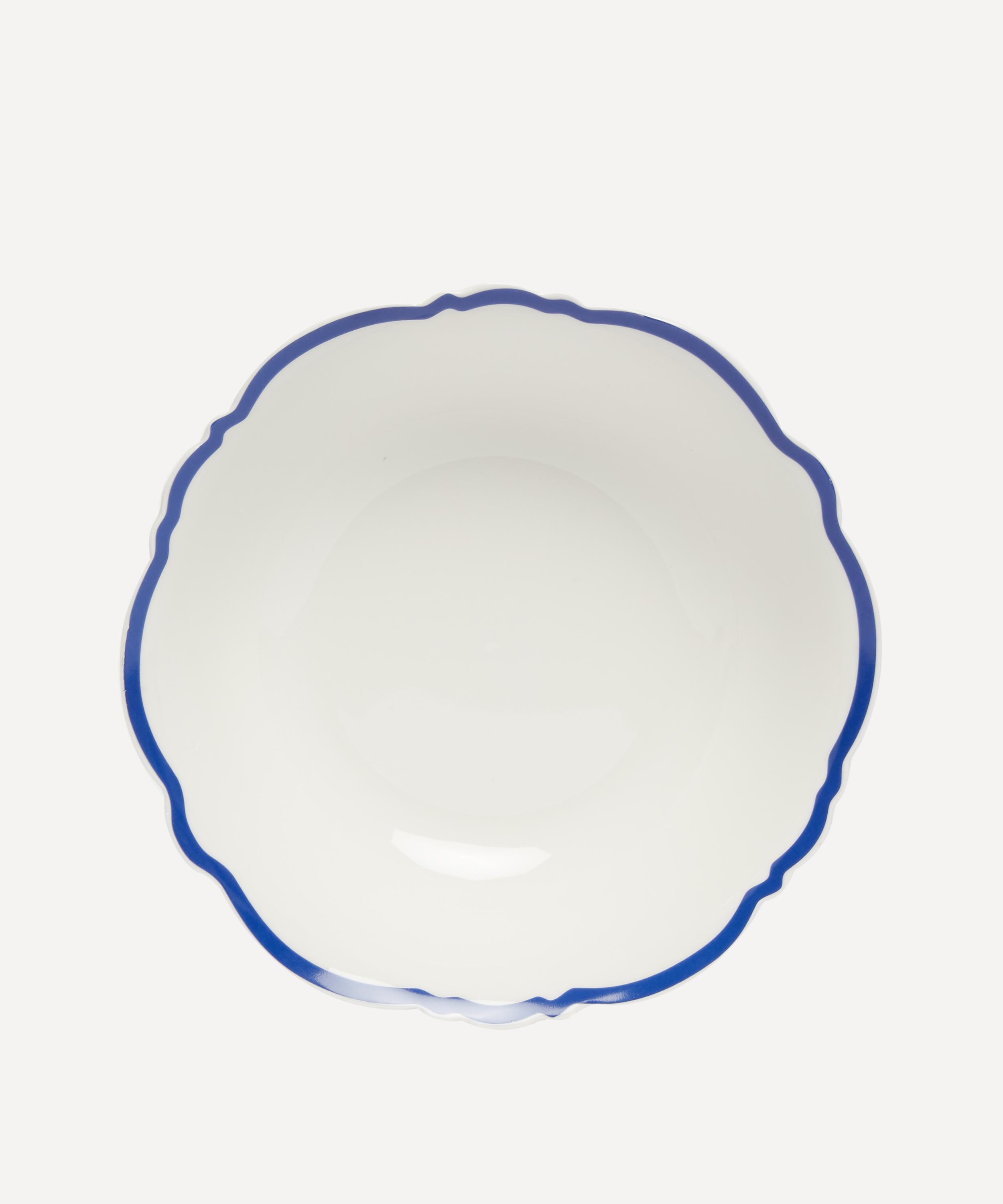 In The Roundhouse - Navy Wave Small Bowl Set of Four image number 0