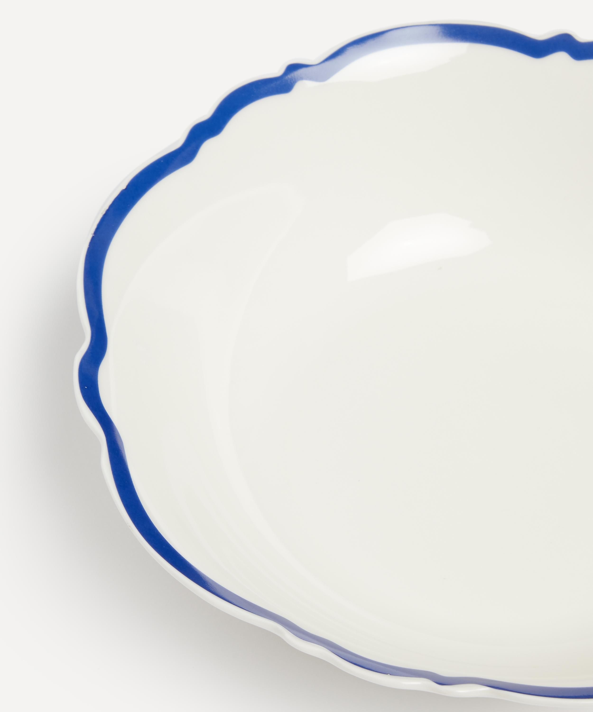 In The Roundhouse - Navy Wave Small Bowl Set of Four image number 3