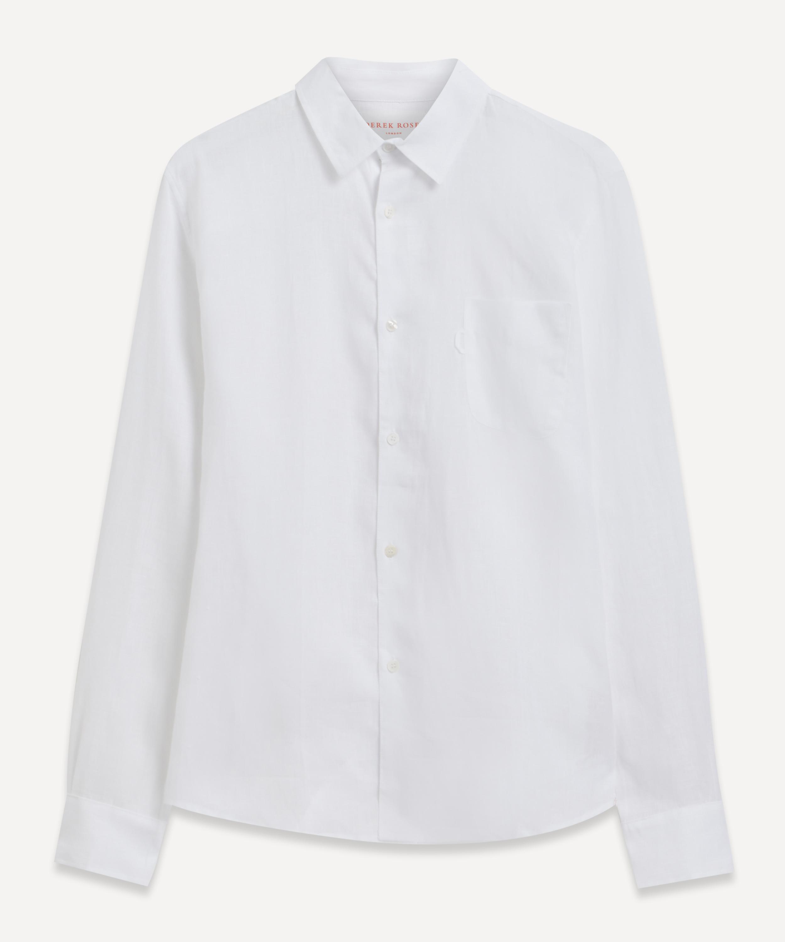 Derek Rose - Monaco Linen Shirt image number 0