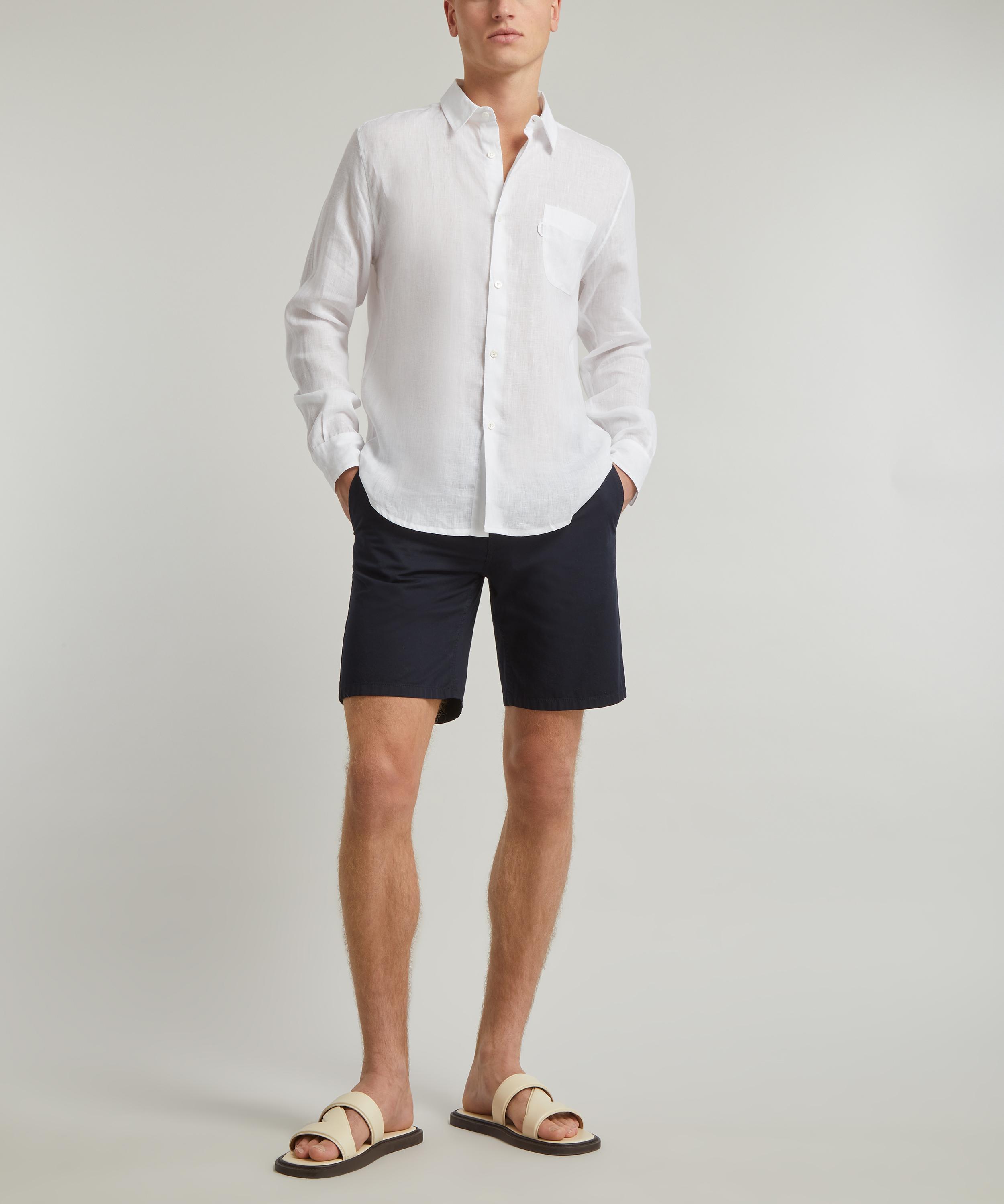 Derek Rose - Monaco Linen Shirt image number 1