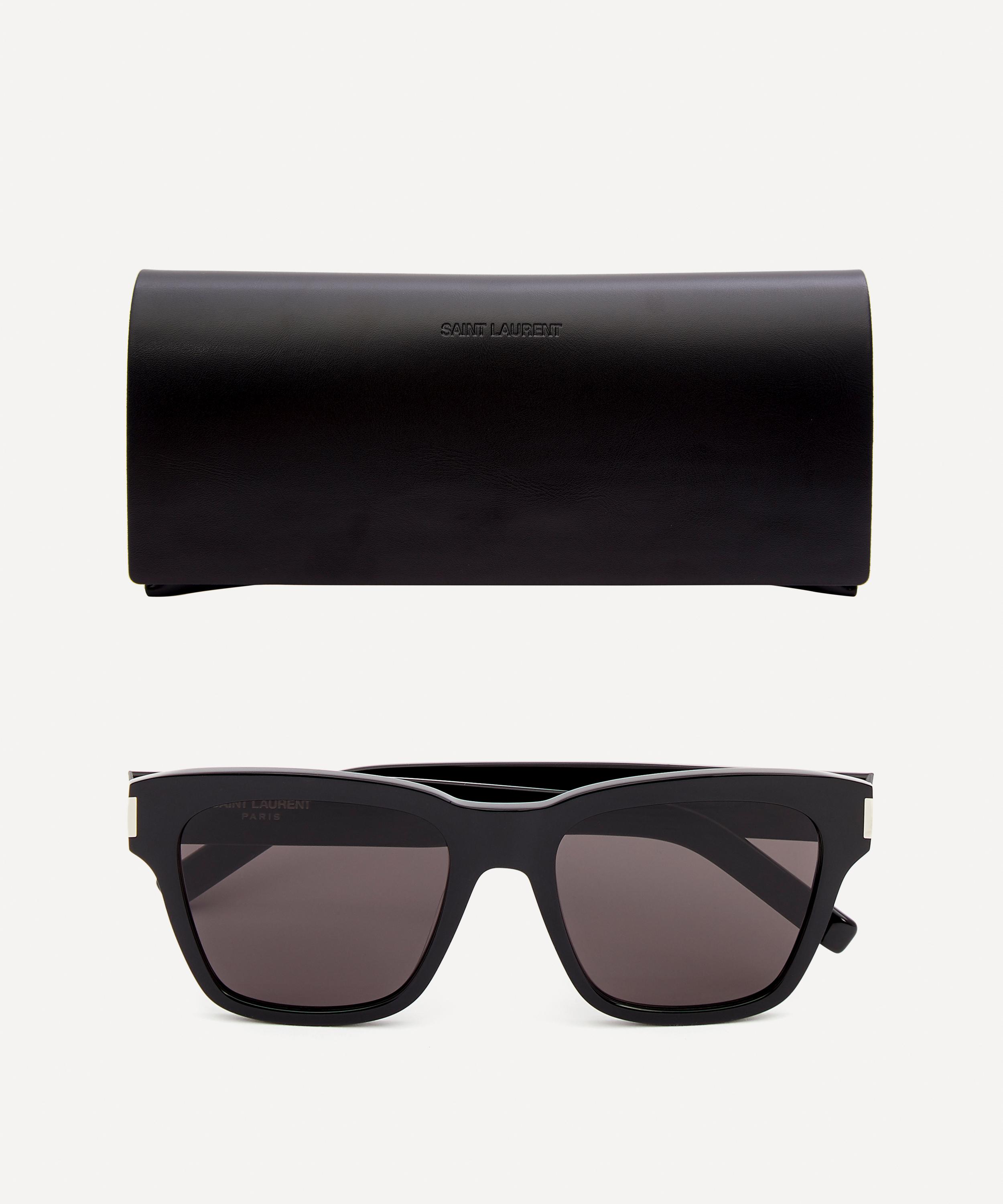 Saint laurent oversized square best sale acetate sunglasses