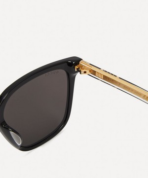 Gucci - Rectangular Acetate and Metal Sunglasses image number 2