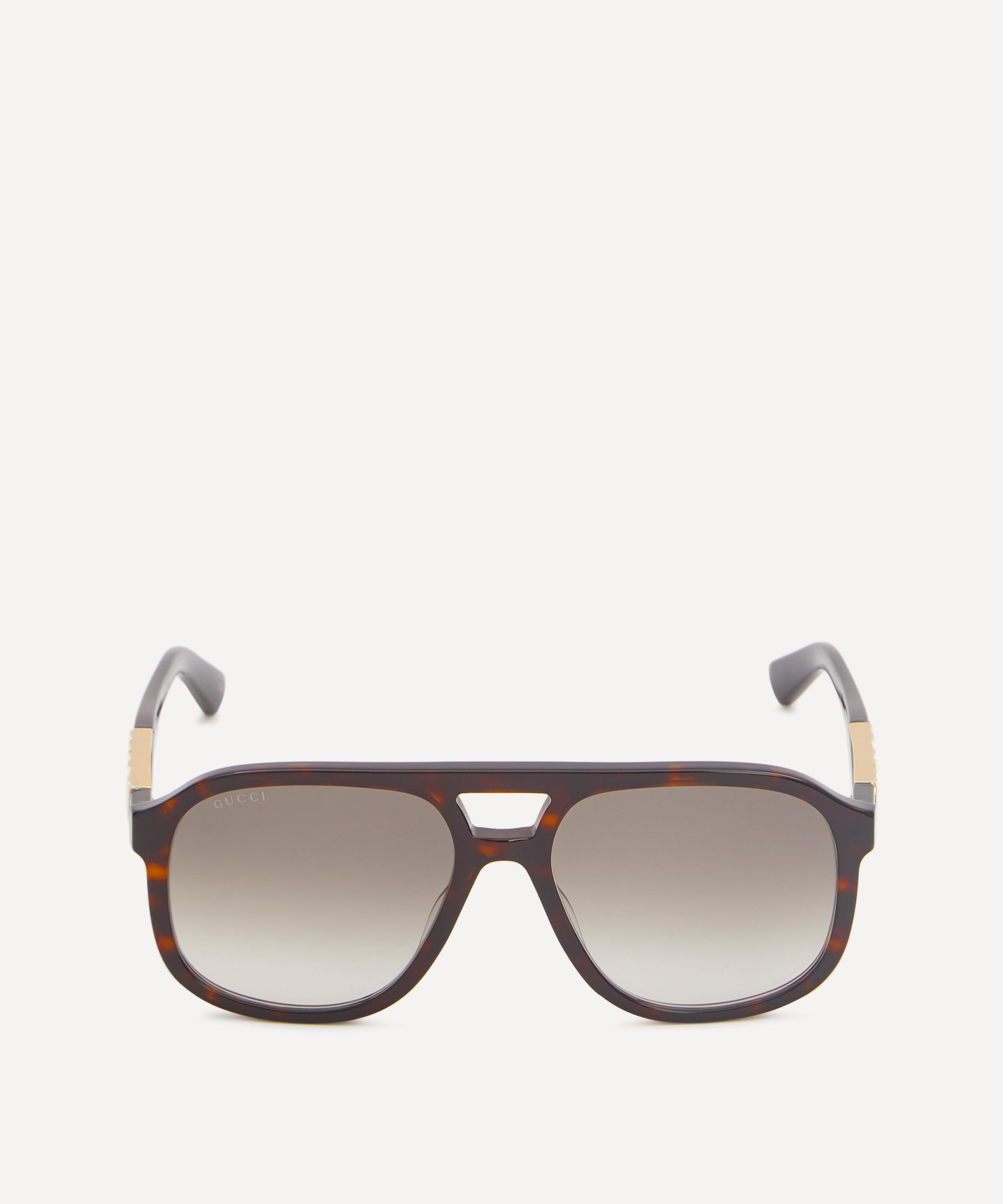 Gucci - Navigator Acetate Aviator Sunglasses image number 0