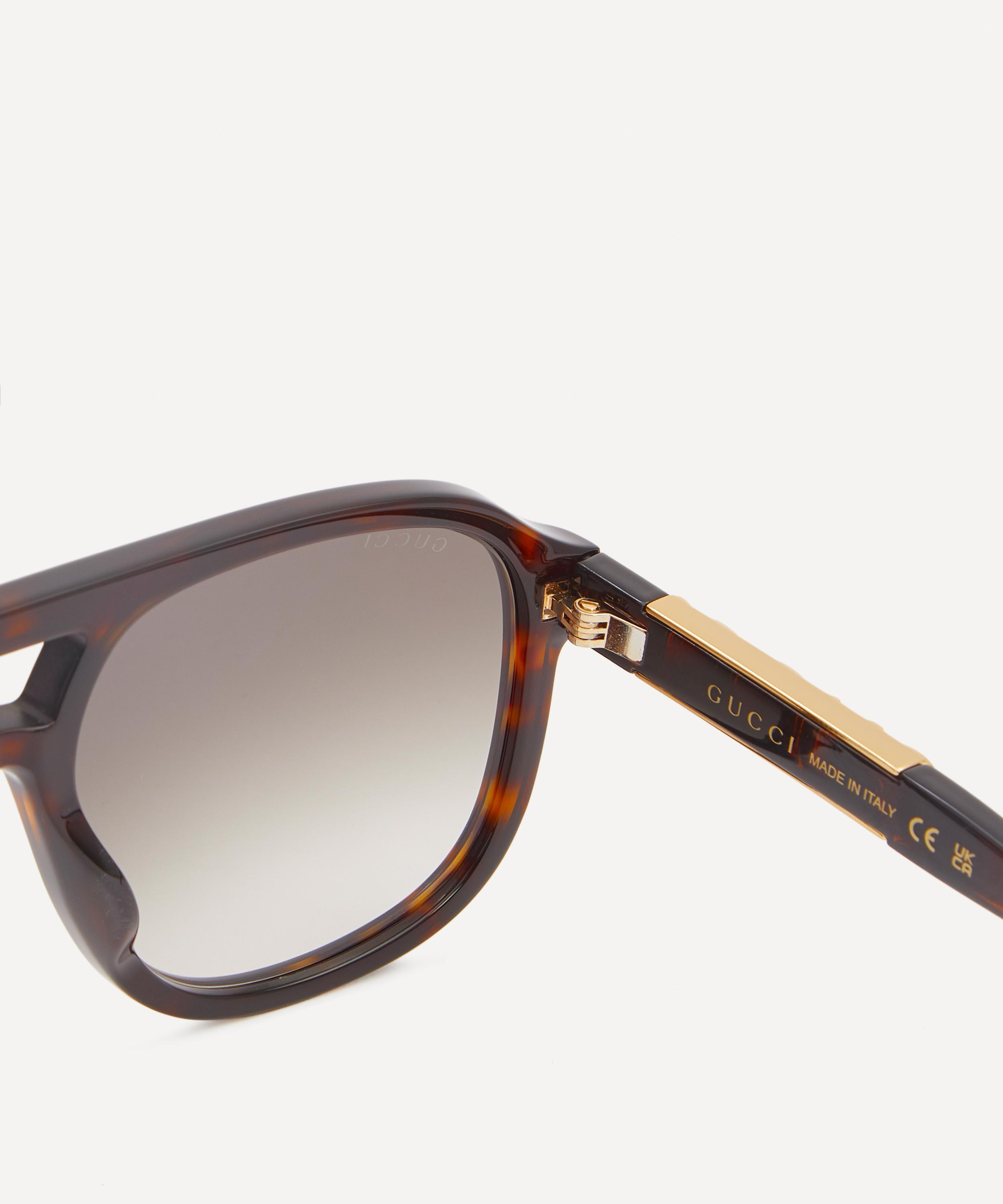 Gucci - Navigator Acetate Aviator Sunglasses image number 2