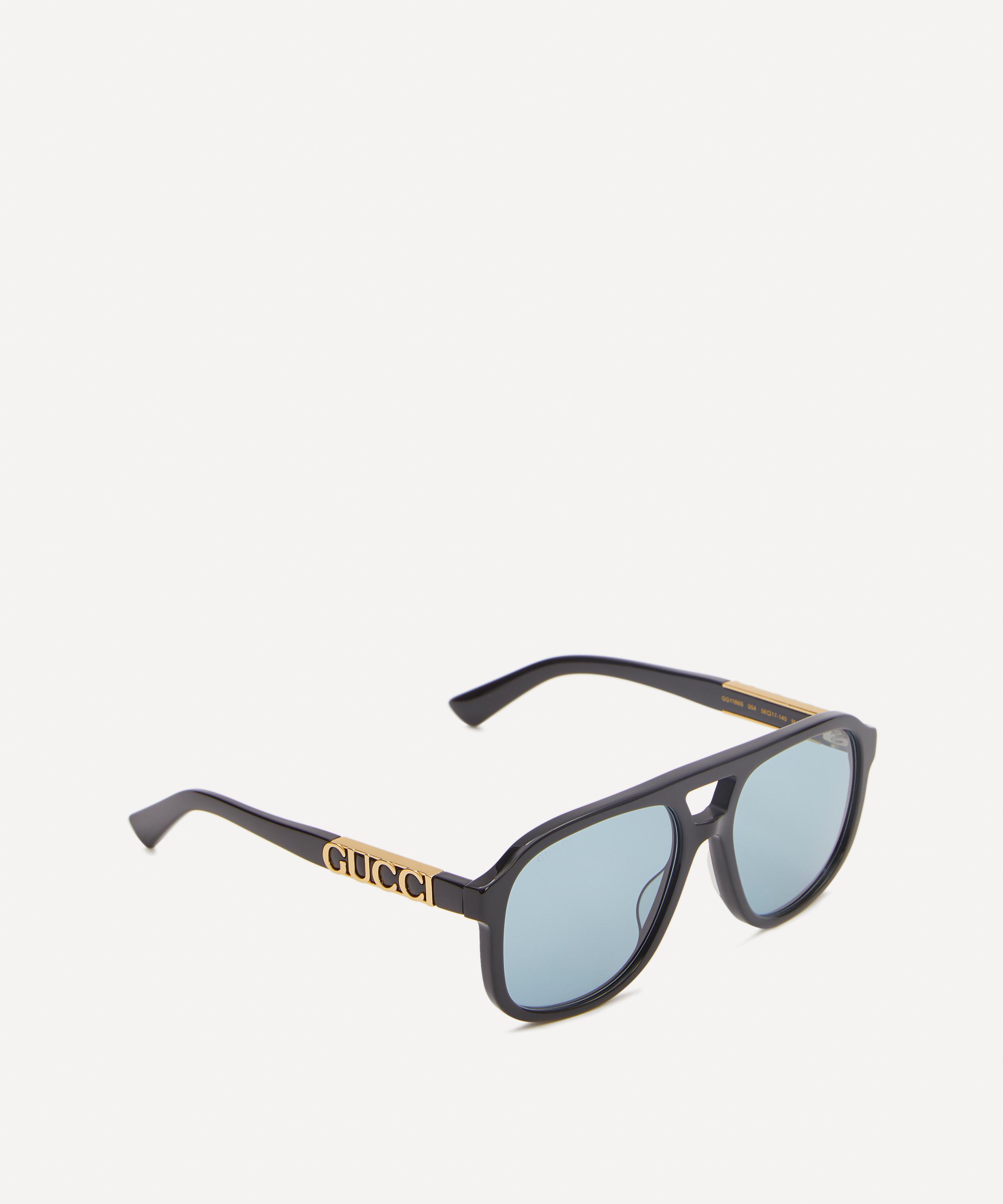 Gucci - Navigator Acetate Aviator Sunglasses image number 1