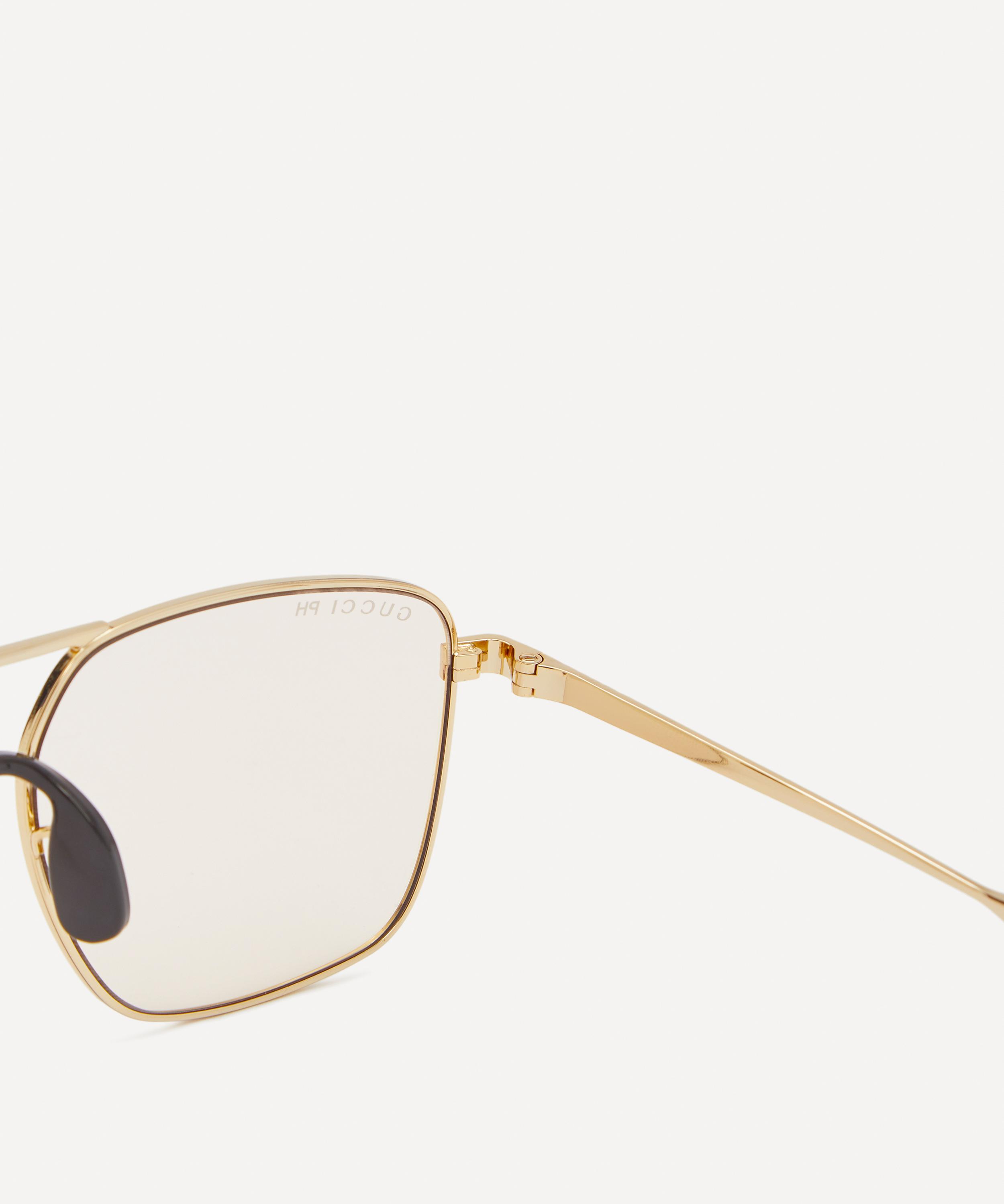 Gucci - Square Full Rim Metal Optical Glasses image number 2