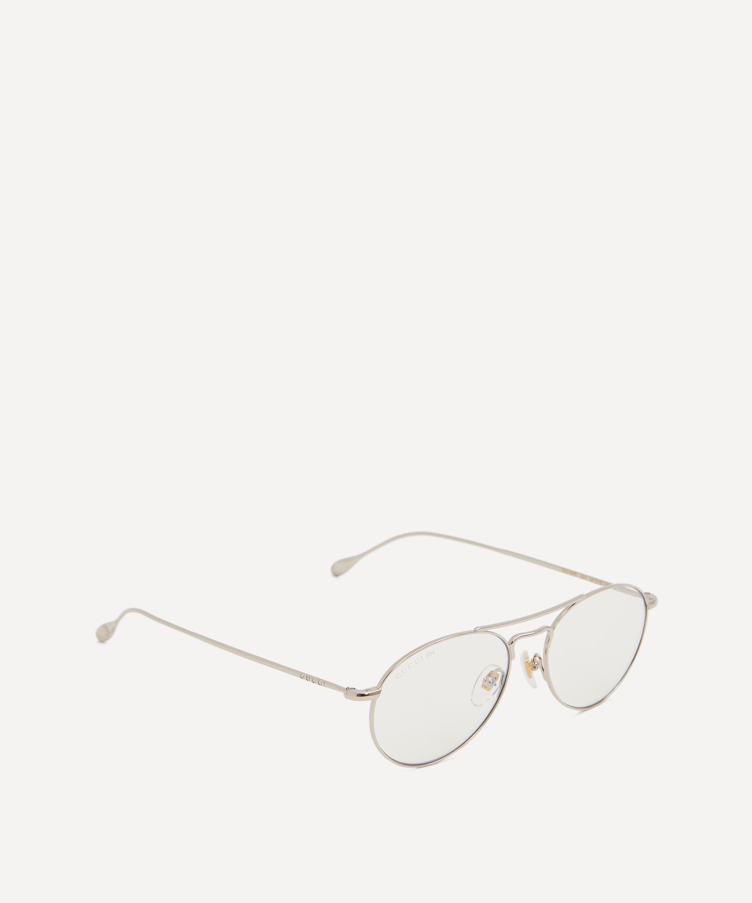 Gucci - Aviator Full Rim Metal Optical Glasses image number 1