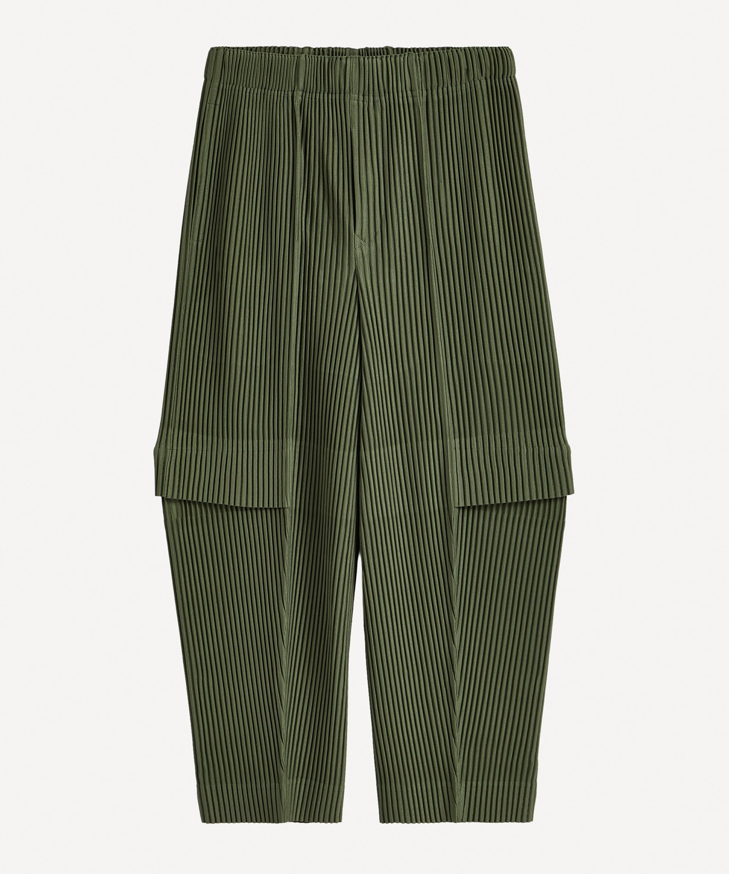 Pleated Cargo Trousers