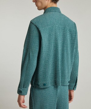 HOMME PLISSÉ ISSEY MIYAKE - Zipper Chain Pleated Jacket image number 3