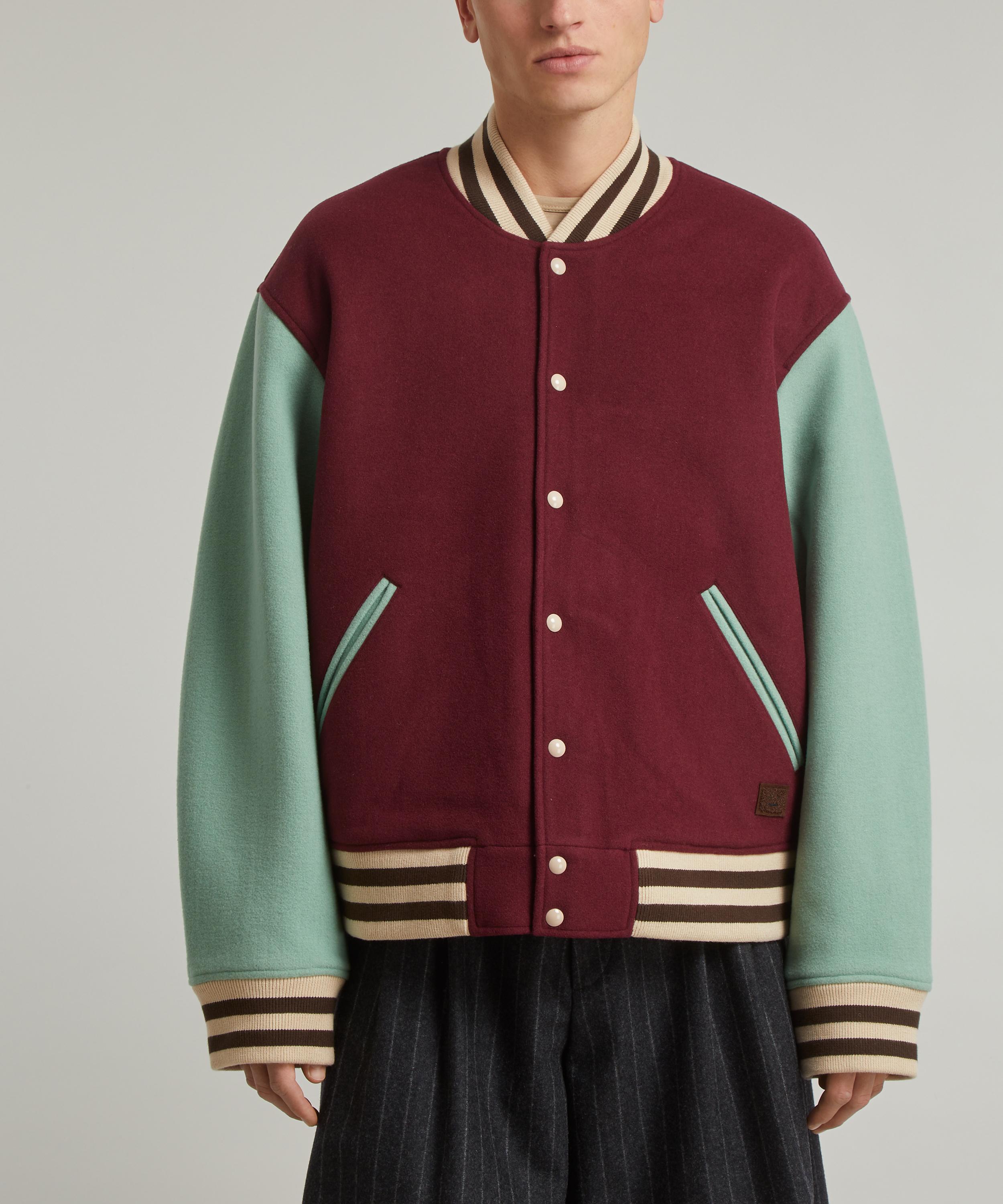 Logo Wool Blend Varsity Jacket