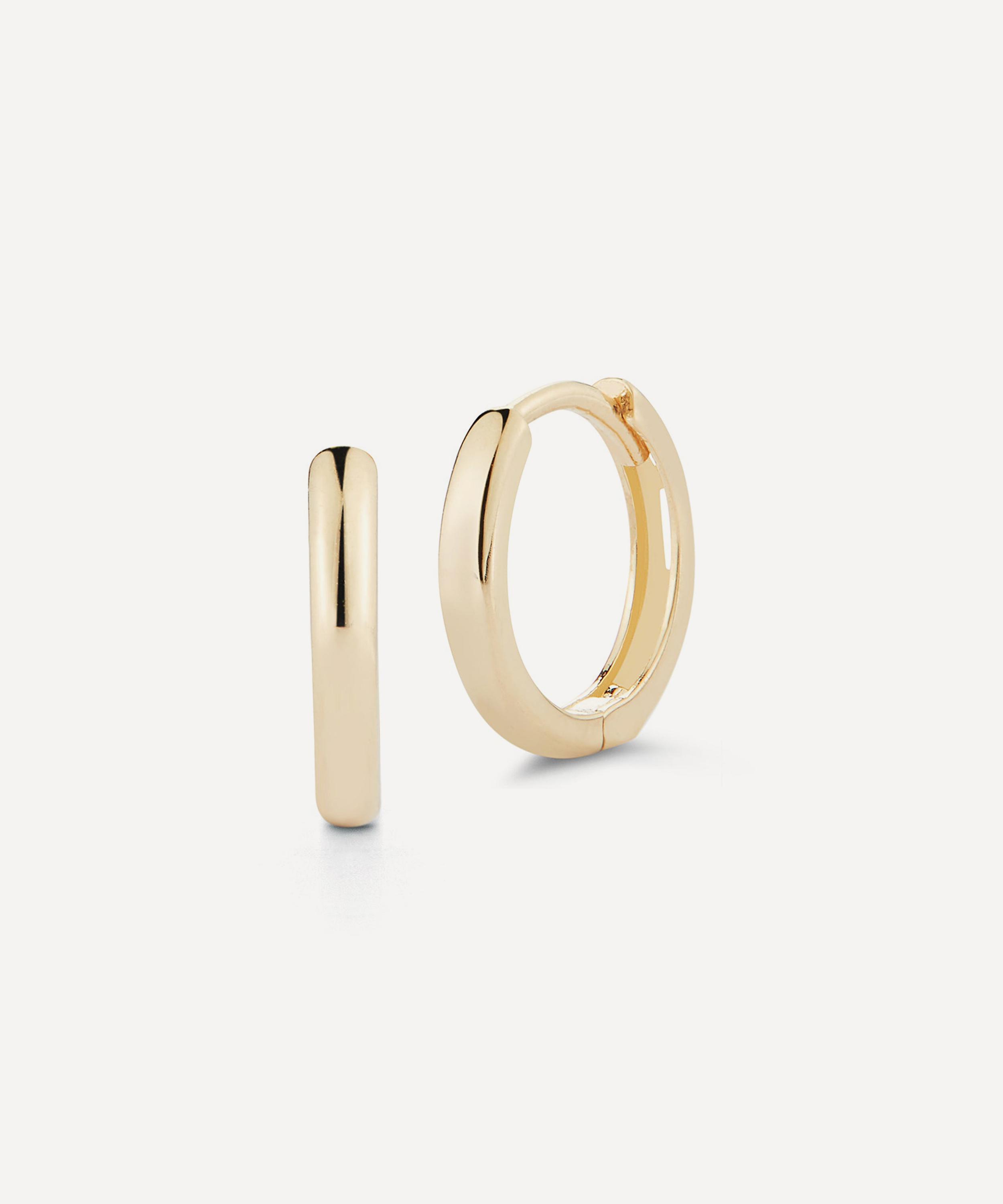 Mateo - 14ct Gold Huggie Hoop Earrings