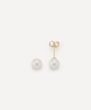 Mateo - 14ct Gold 6mm Pearl Stud Earrings image number 0