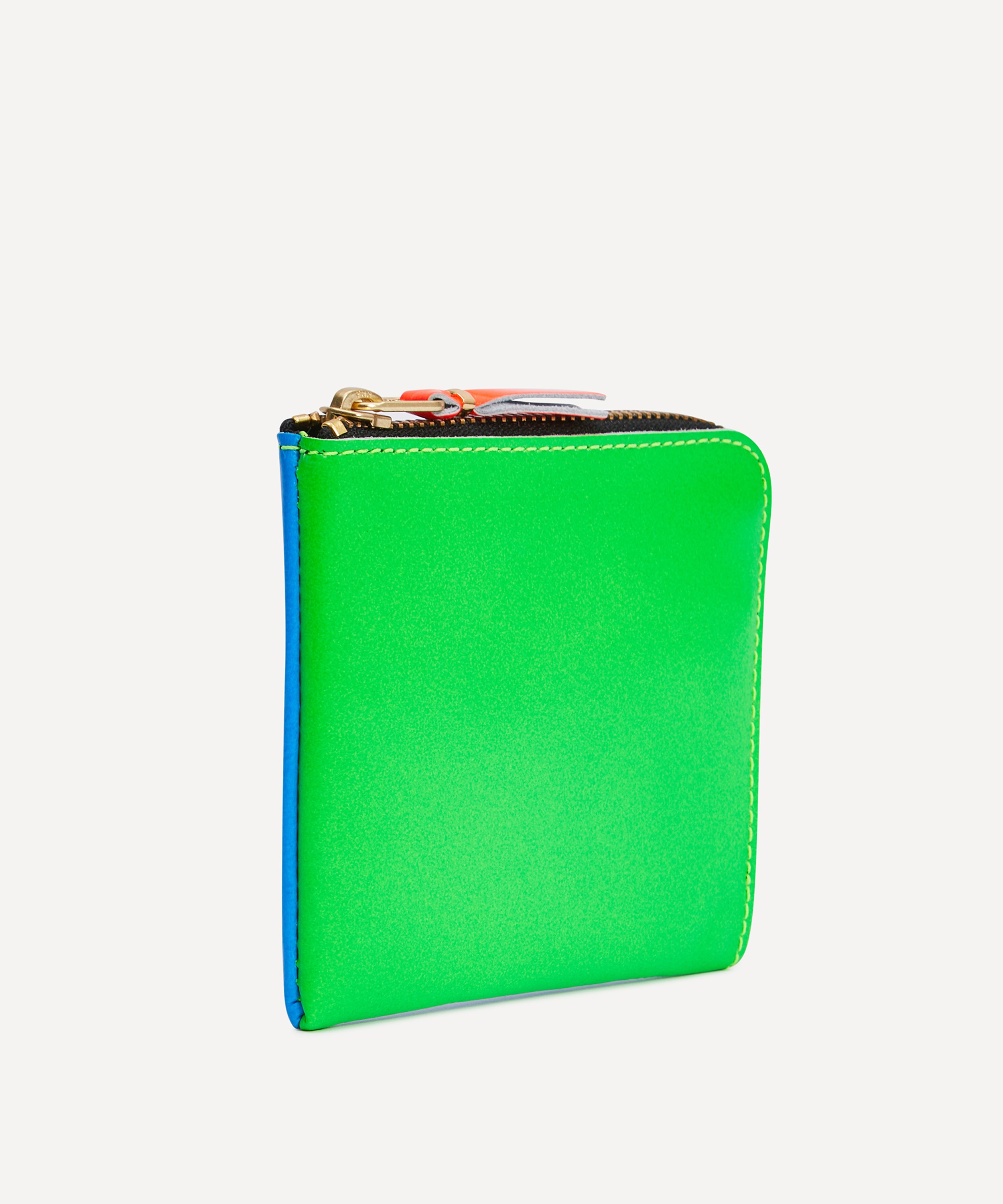 Comme Des Garçons Leather Super Fluo Wallet | Liberty