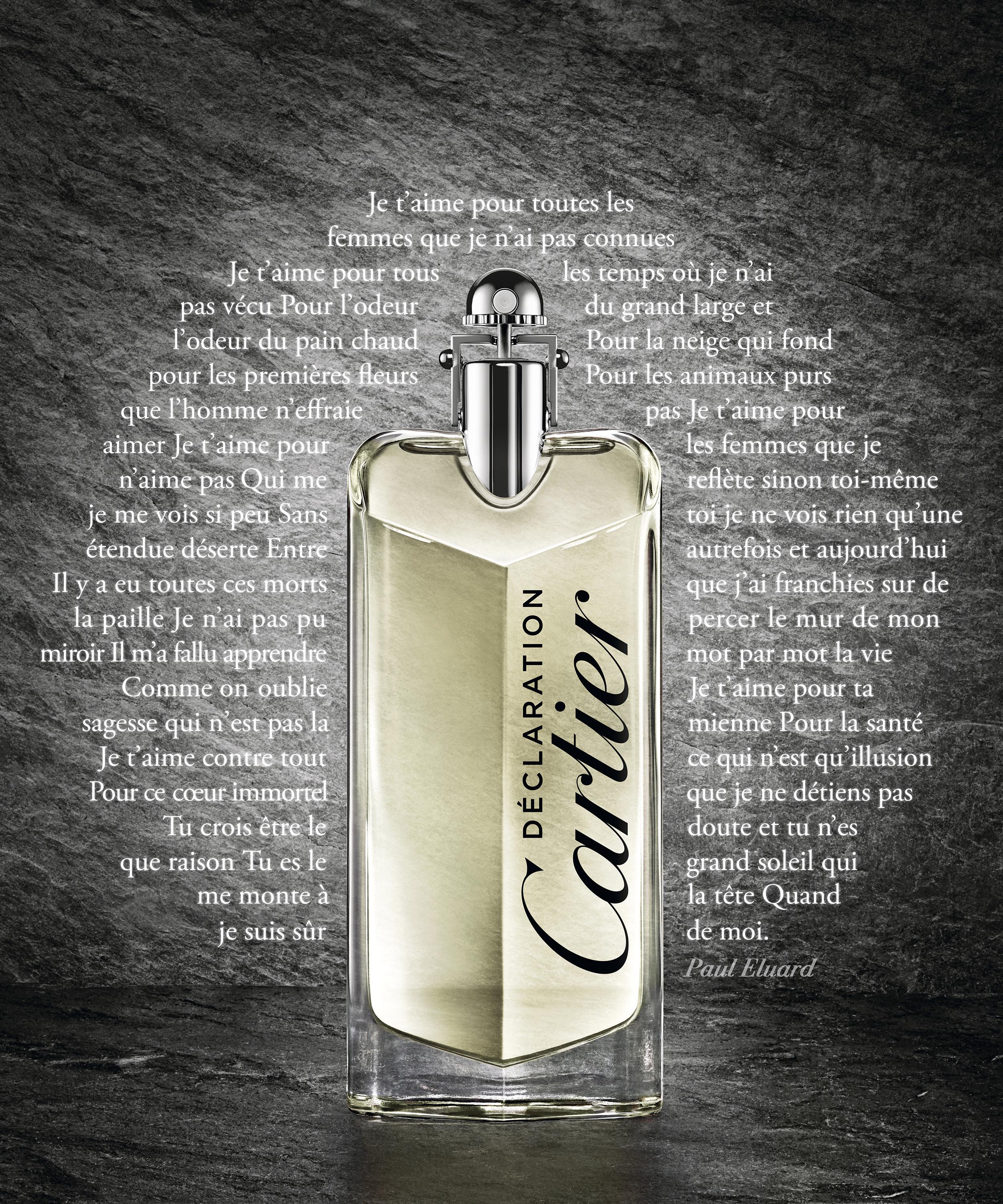 Cartier eau de online toilette declaration