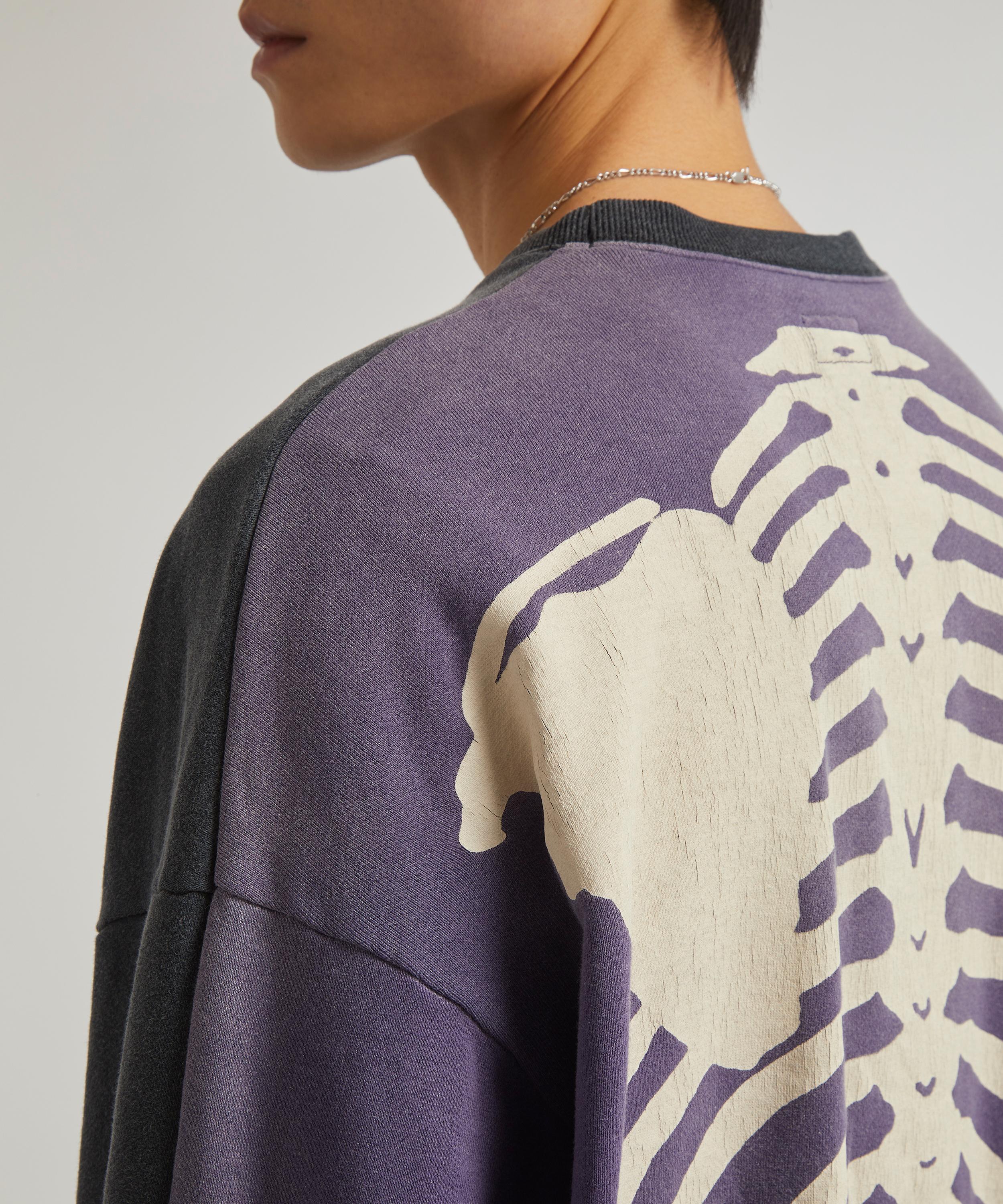 Kapital Remake Big Swt Bone Sweatshirt | Liberty