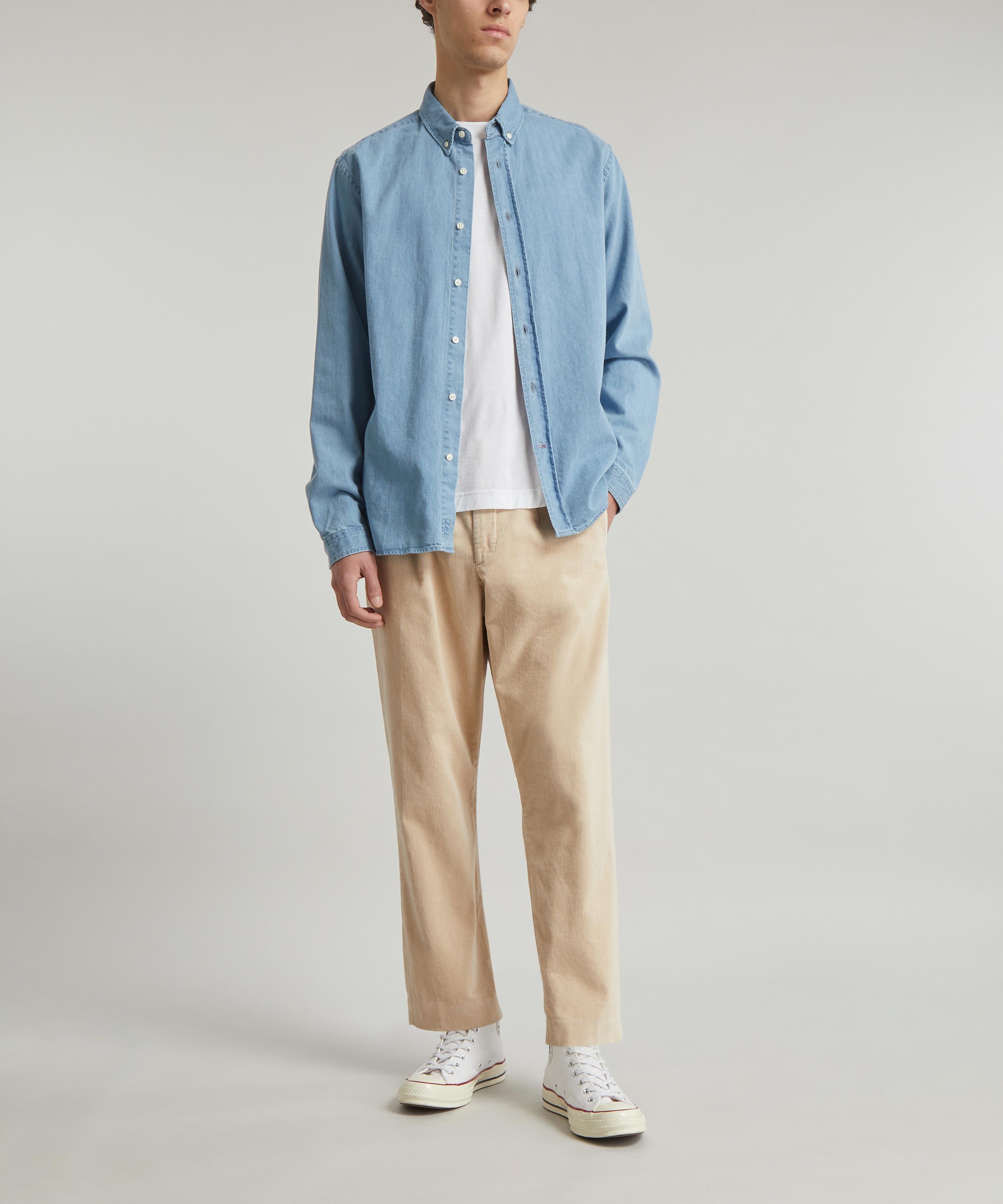 NN07 - Bill 1726 Relaxed Cotton Corduroy Trousers image number 1