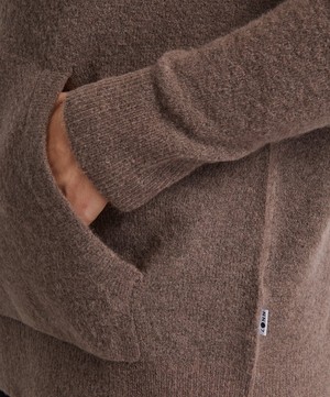 NN07 - Mark 6501 Merino-Blend Hoodie Sweater image number 4