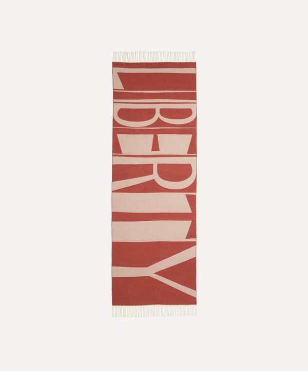 Liberty - Liberty Letters Jacquard Wool Scarf image number null