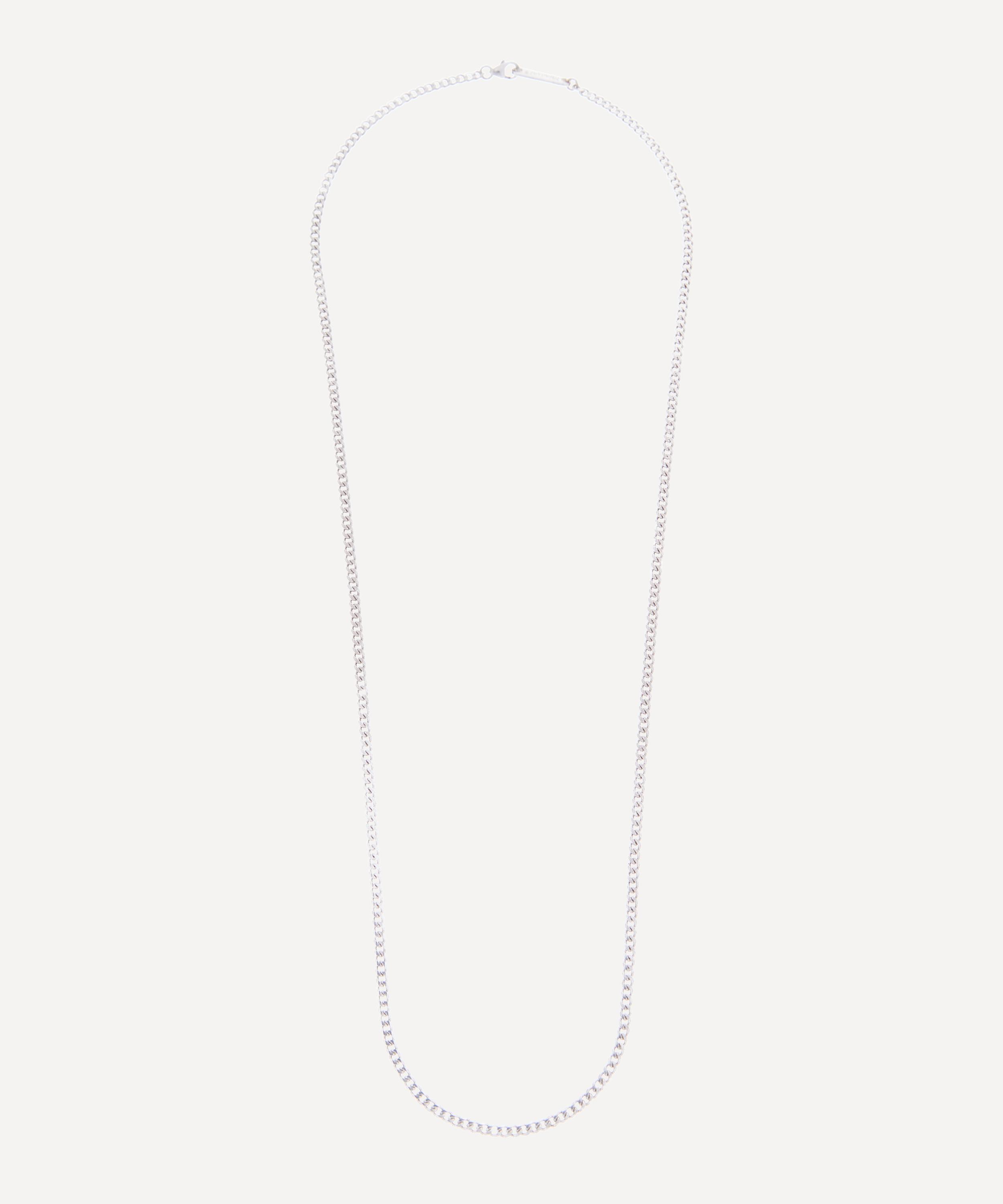 Miansai Men's 3mm Sterling Silver Cuban Chain Necklace