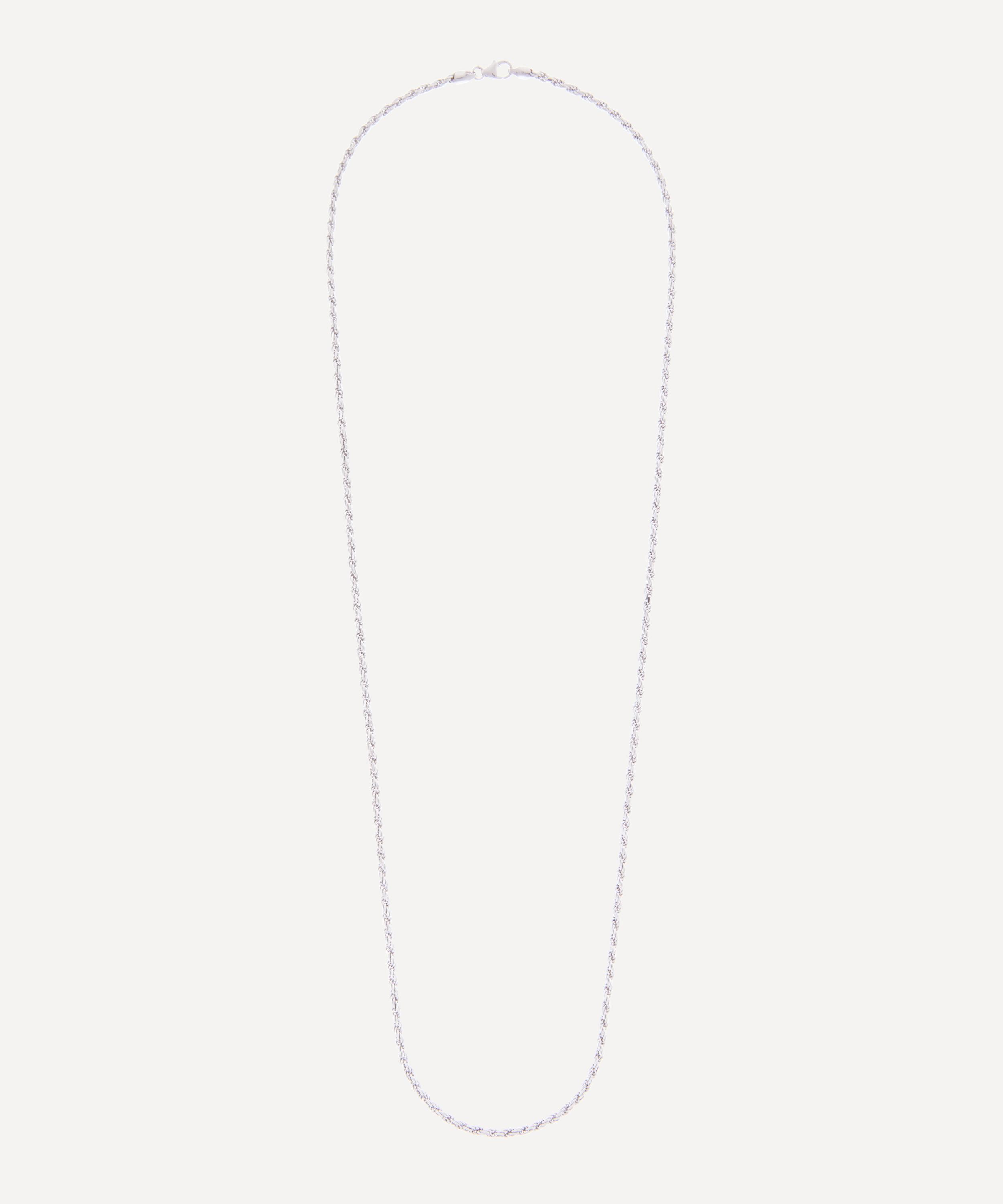 Miansai Sterling Silver 2.4mm Rope Chain Necklace Liberty