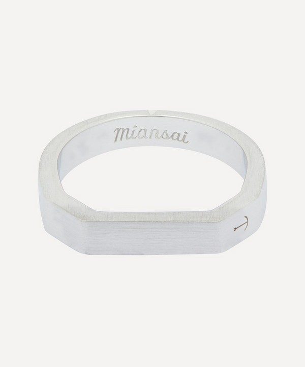 Miansai - Sterling Silver Hex Ring image number 0