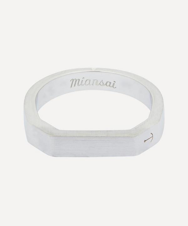 Miansai - Sterling Silver Hex Ring