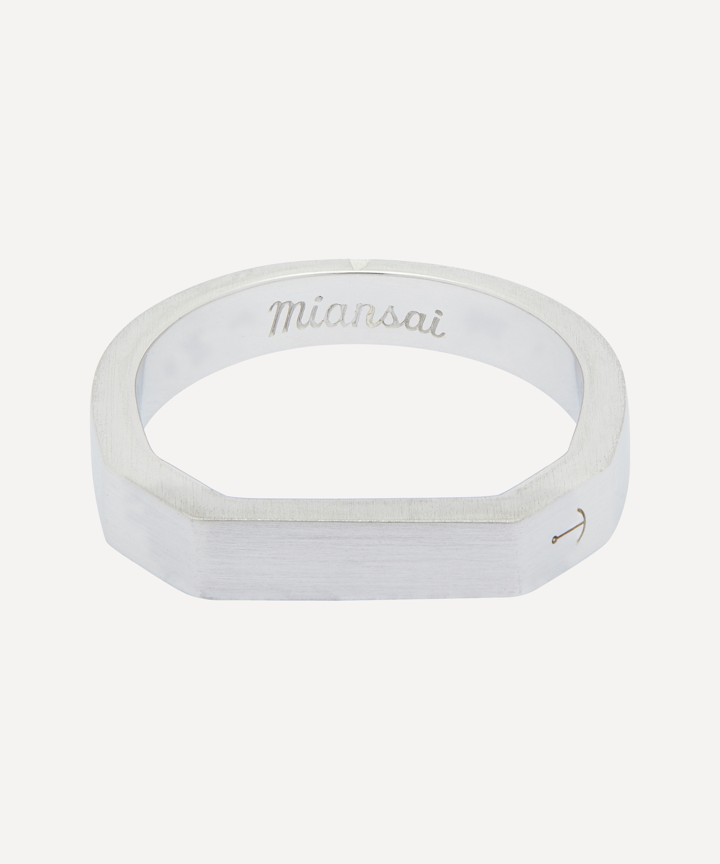 Miansai - Sterling Silver Hex Ring image number 0