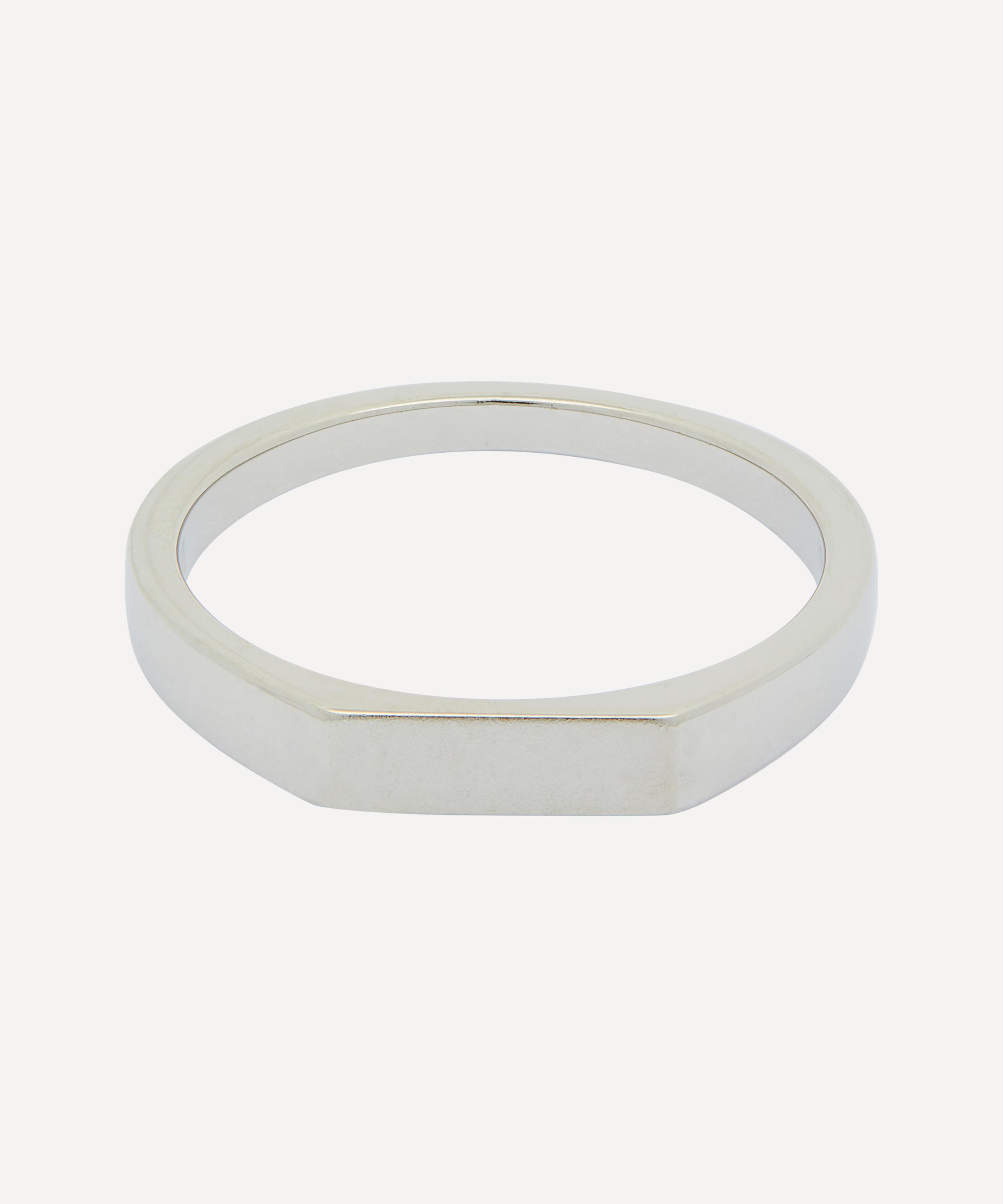 Sterling Silver Thin Geo Ring