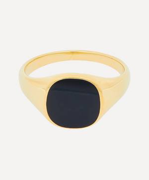 14ct Gold Plated Vermeil Silver Olympus Signet Ring