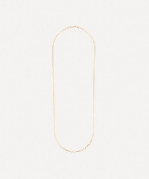 Miansai - 14ct Gold 3mm Cuban Chain Necklace image number 0