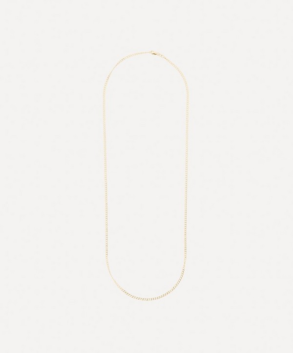 Miansai - 14ct Gold 2mm Cuban Chain Necklace image number null