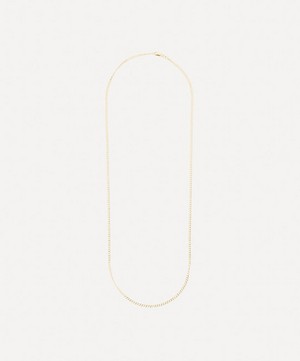 Miansai - 14ct Gold 2mm Cuban Chain Necklace image number 0