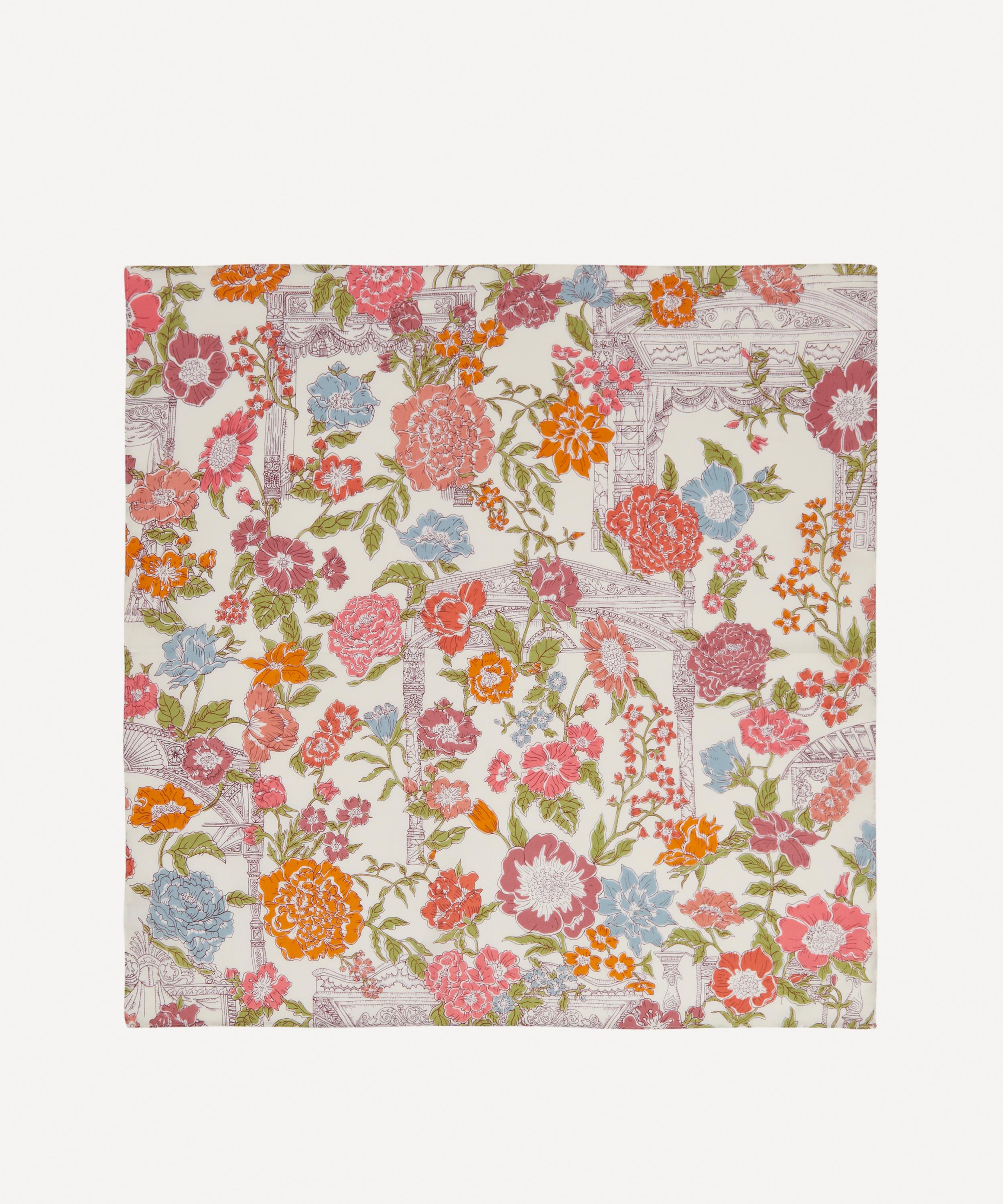 Liberty - Mary Medium Red Cotton Handkerchief image number 0